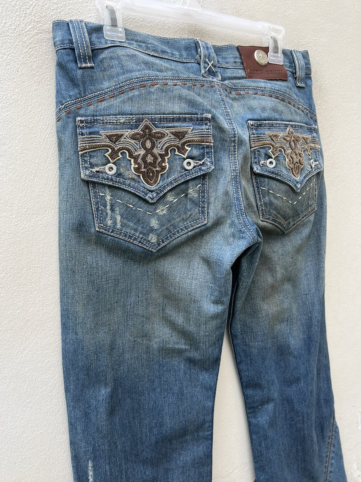 Antik Denim Dirty Mud 2000s Antik Denim Dirty Fade Denim Bootcut Jeans Size US 31 - 15 Thumbnail