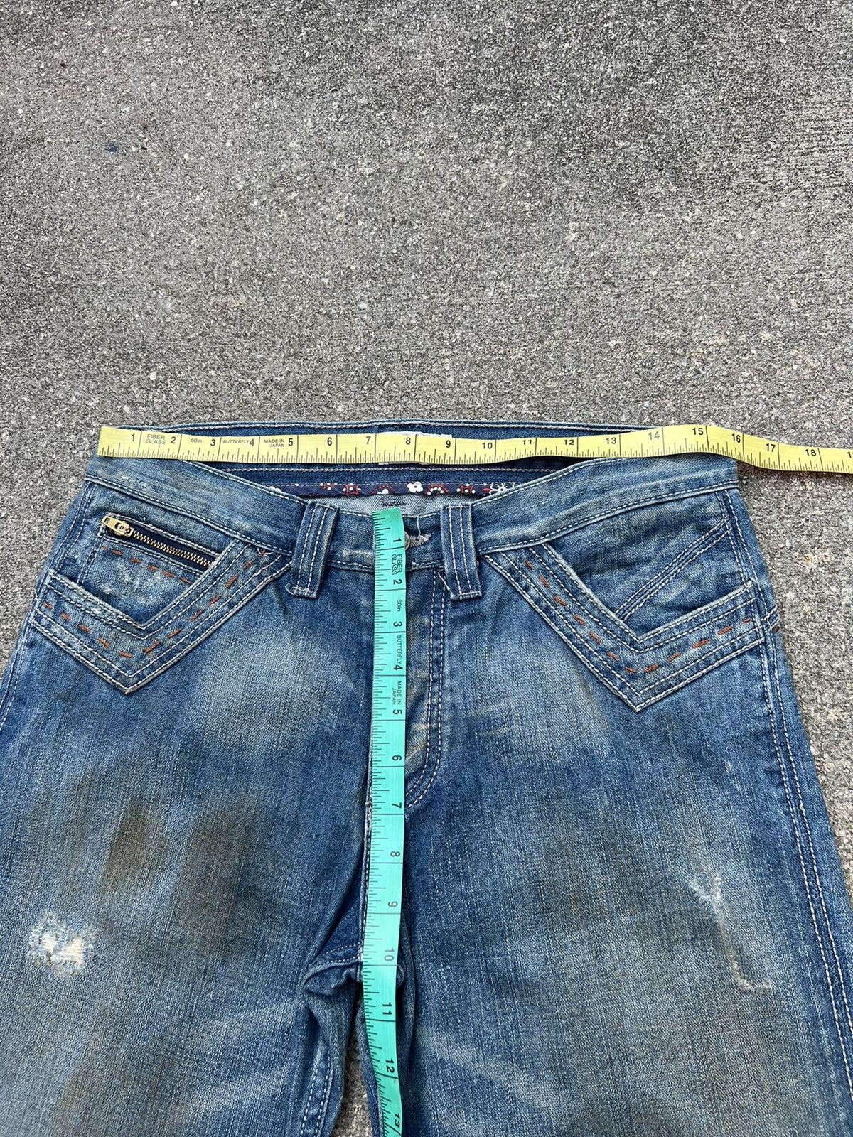 Antik Denim Dirty Mud 2000s Antik Denim Dirty Fade Denim Bootcut Jeans Size US 31 - 2 Thumbnail