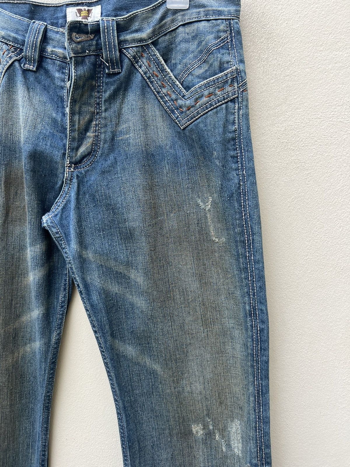 Antik Denim Dirty Mud 2000s Antik Denim Dirty Fade Denim Bootcut Jeans Size US 31 - 11 Thumbnail