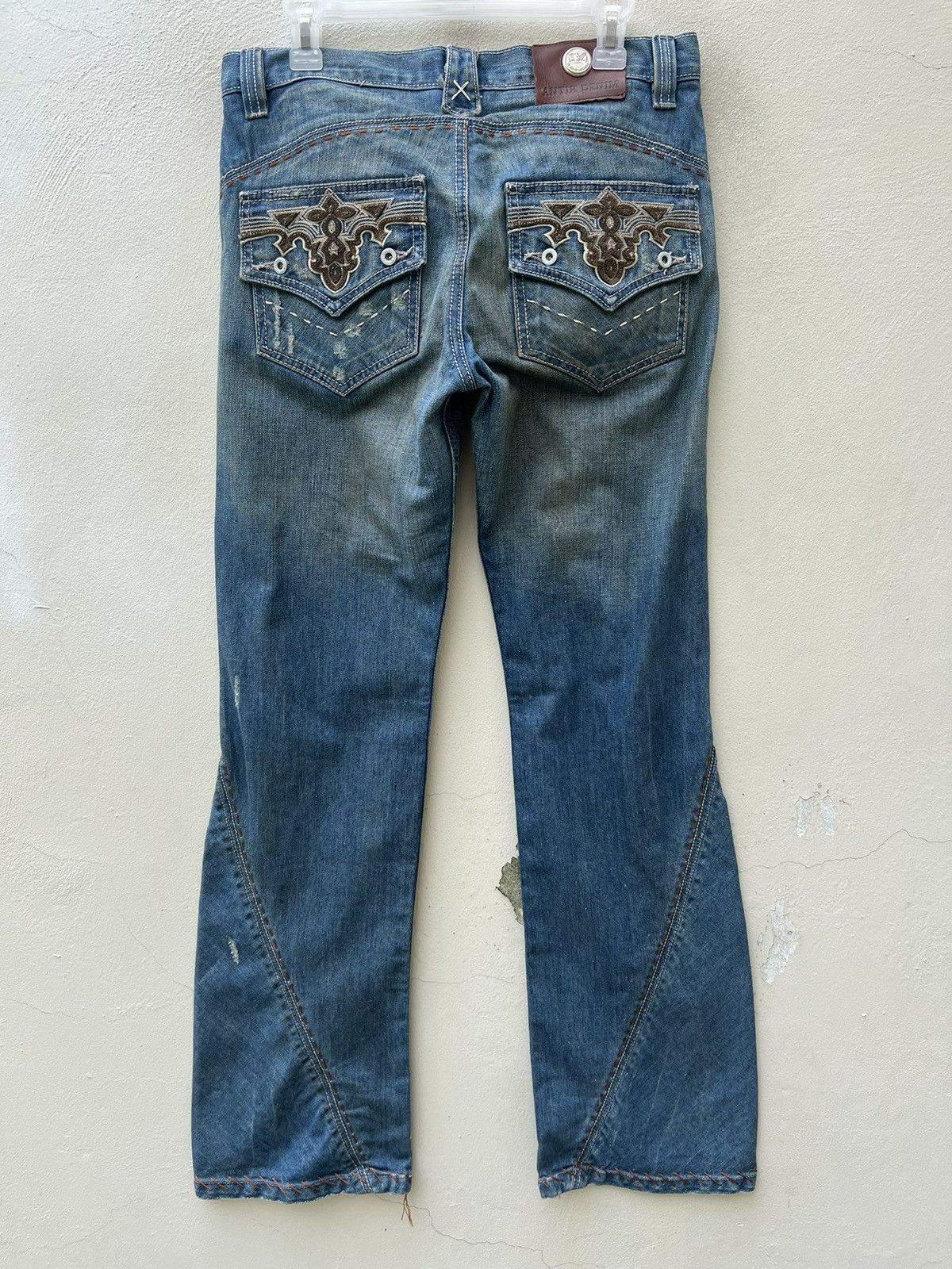 Antik Denim Dirty Mud 2000s Antik Denim Dirty Fade Denim Bootcut Jeans Size US 31 - 14 Thumbnail