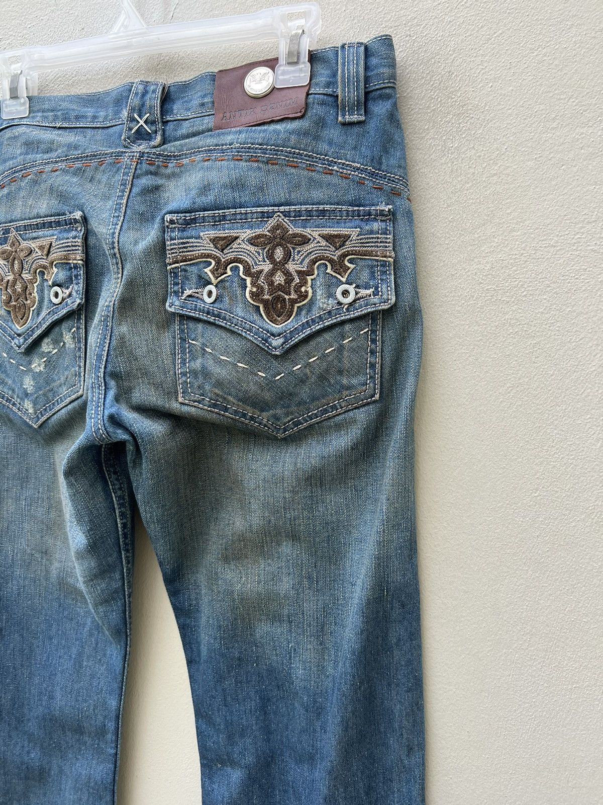 Antik Denim Dirty Mud 2000s Antik Denim Dirty Fade Denim Bootcut Jeans Size US 31 - 17 Thumbnail