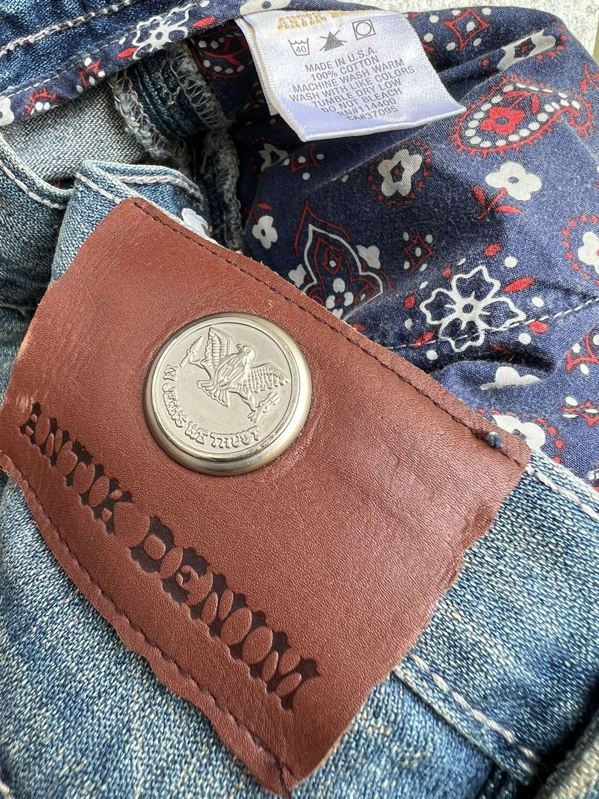 Antik Denim Dirty Mud 2000s Antik Denim Dirty Fade Denim Bootcut Jeans Size US 31 - 20 Thumbnail