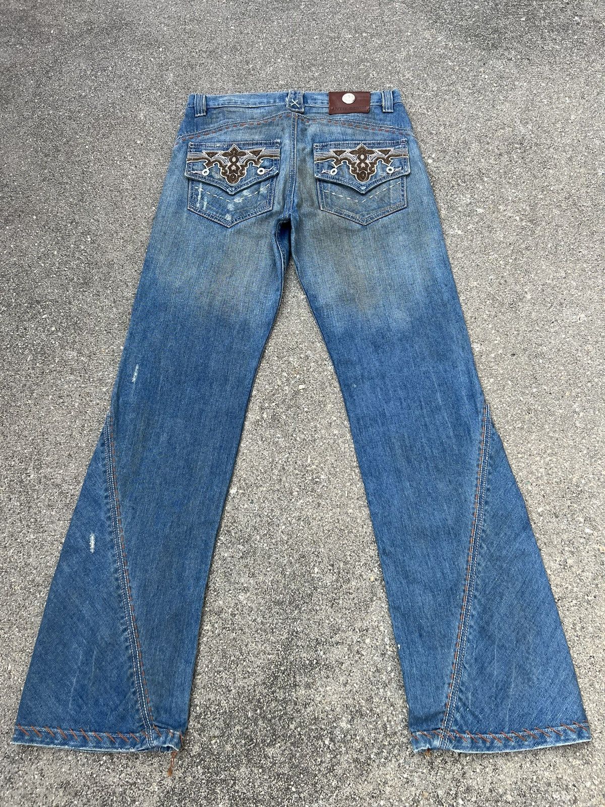 Antik Denim Dirty Mud 2000s Antik Denim Dirty Fade Denim Bootcut Jeans Size US 31 - 5 Thumbnail
