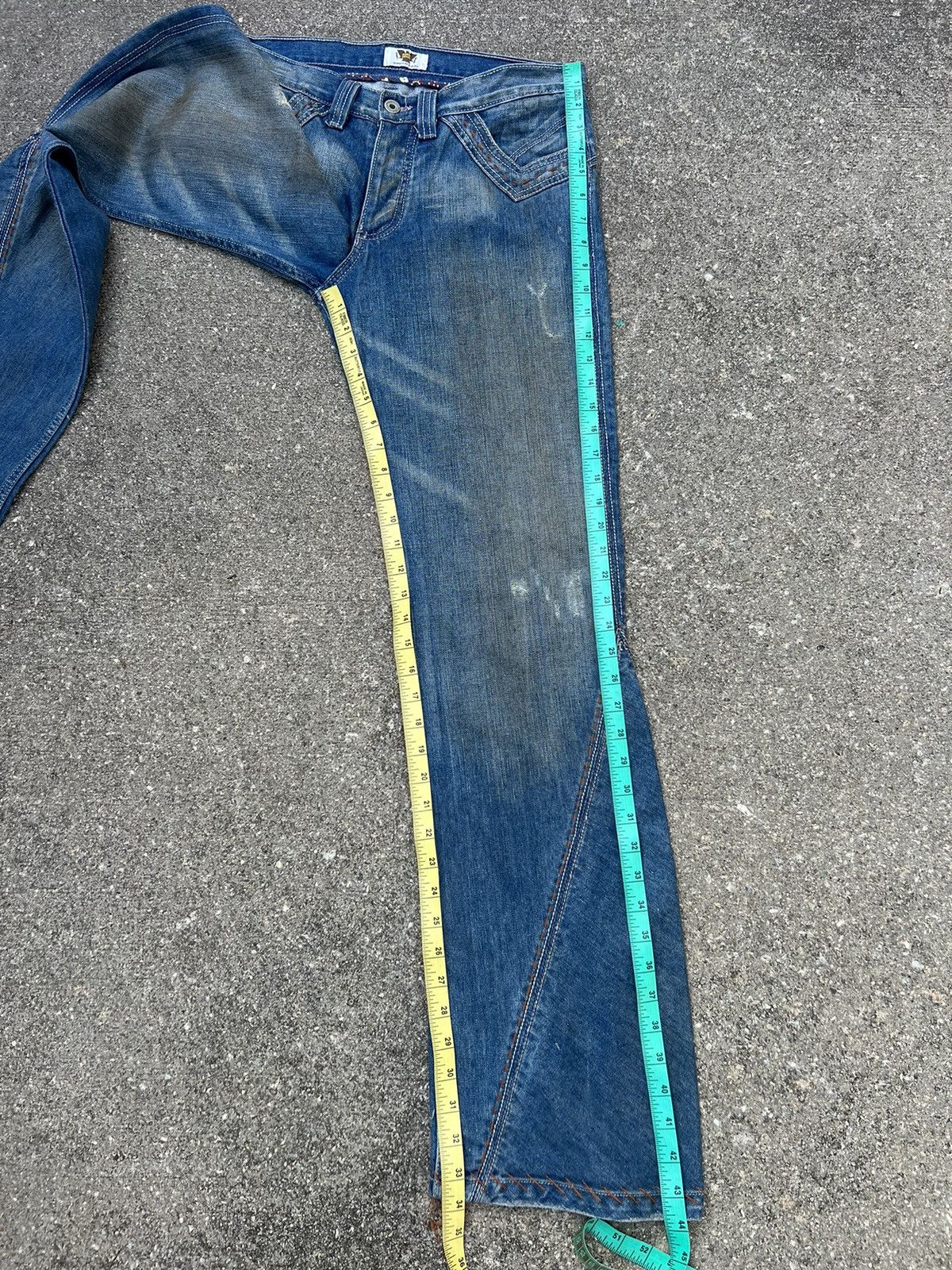 Antik Denim Dirty Mud 2000s Antik Denim Dirty Fade Denim Bootcut Jeans Size US 31 - 4 Thumbnail