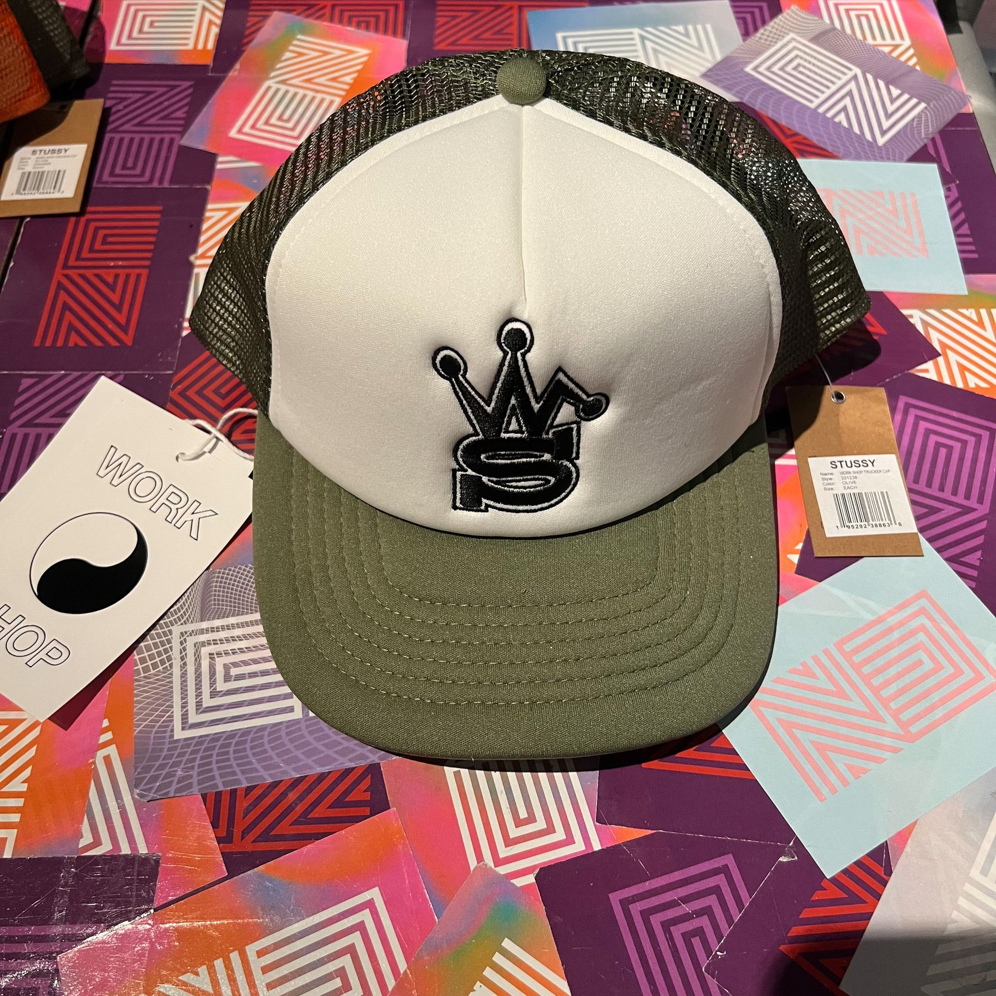 で*ー様 stussy our legacy trucker Our Legacy - Work Shop Trucker Cap Olive