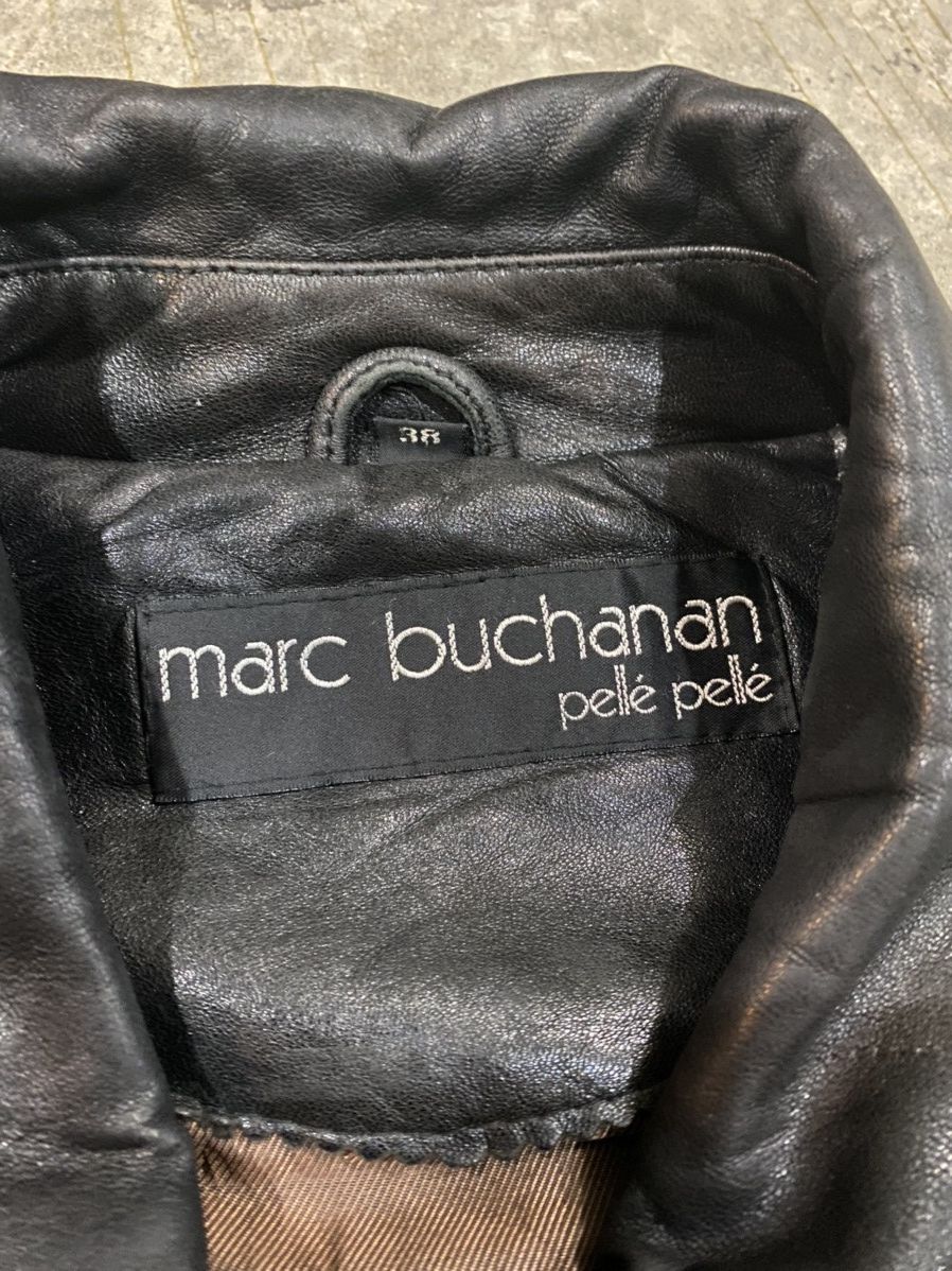 Marc Buchanan 90s Pelle Pelle Marc Buchanan chain tribal tattoo leather Size US L / EU 52-54 / 3 - 18 Thumbnail