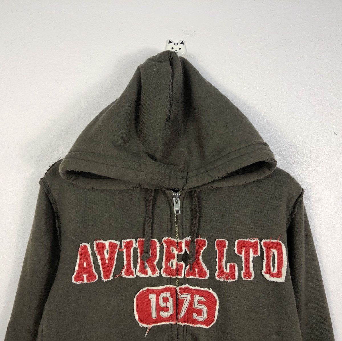 Avirex Rare Avirex Varsity Embroidered Hoodie Size US M / EU 48-50 / 2 - 2 Thumbnail