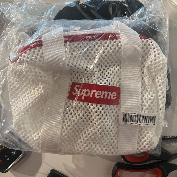 Supreme Supreme Mesh Mini Duffle Bag White | Grailed