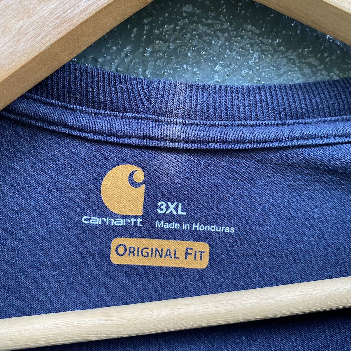 Carhartt Thrashed Faded Vintage Y2K Carhartt Pocket ERD GRUNGE TEE Size US XXL / EU 58 / 5 - 3 Thumbnail