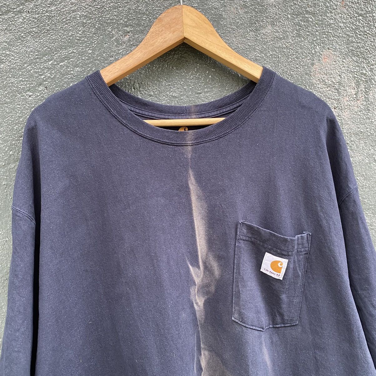 Carhartt Thrashed Faded Vintage Y2K Carhartt Pocket ERD GRUNGE TEE Size US XXL / EU 58 / 5 - 2 Thumbnail