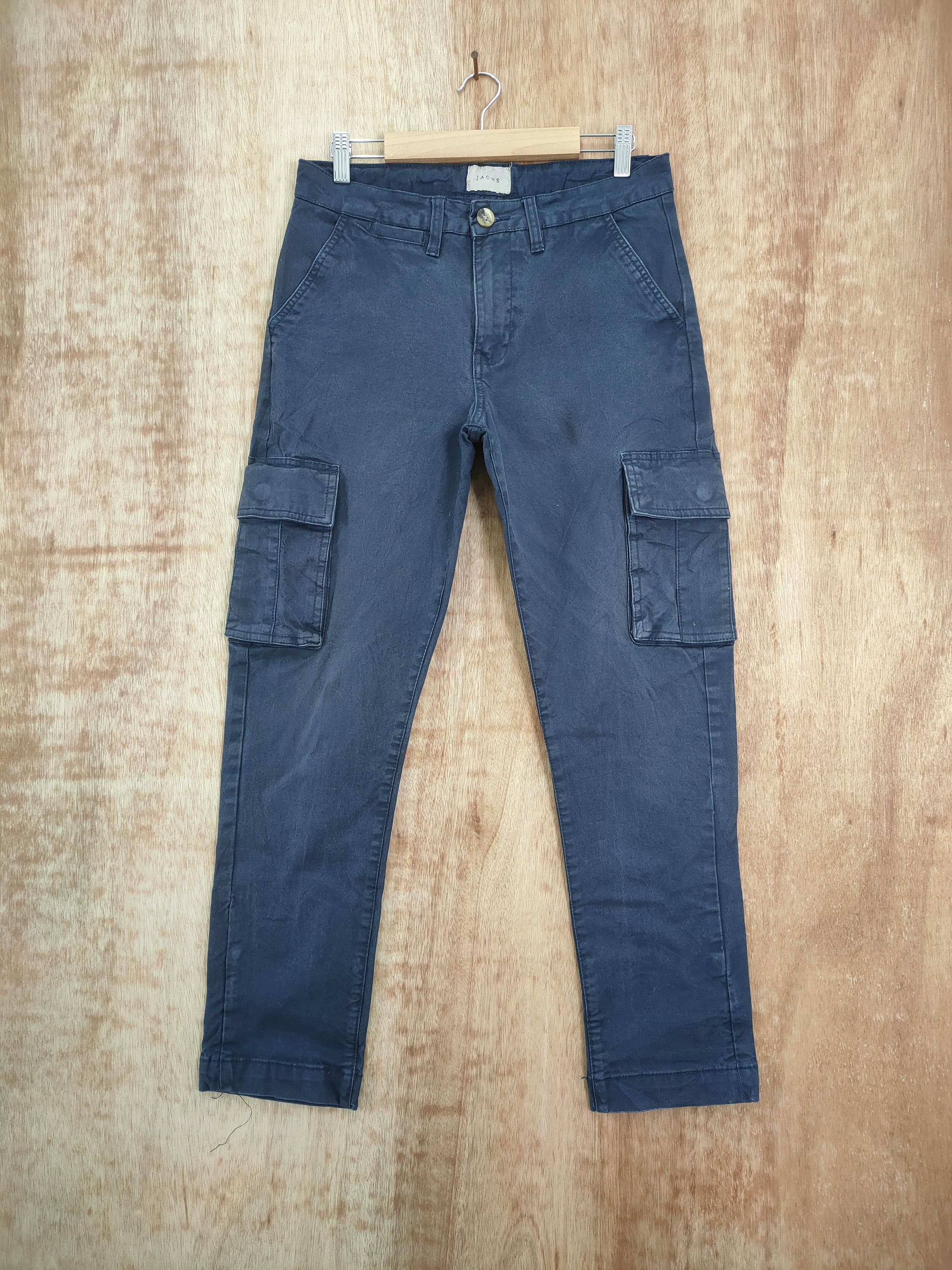 image of Jachs New York Jachs Cargo Pants in Dark Blue, Men's (Size 29)