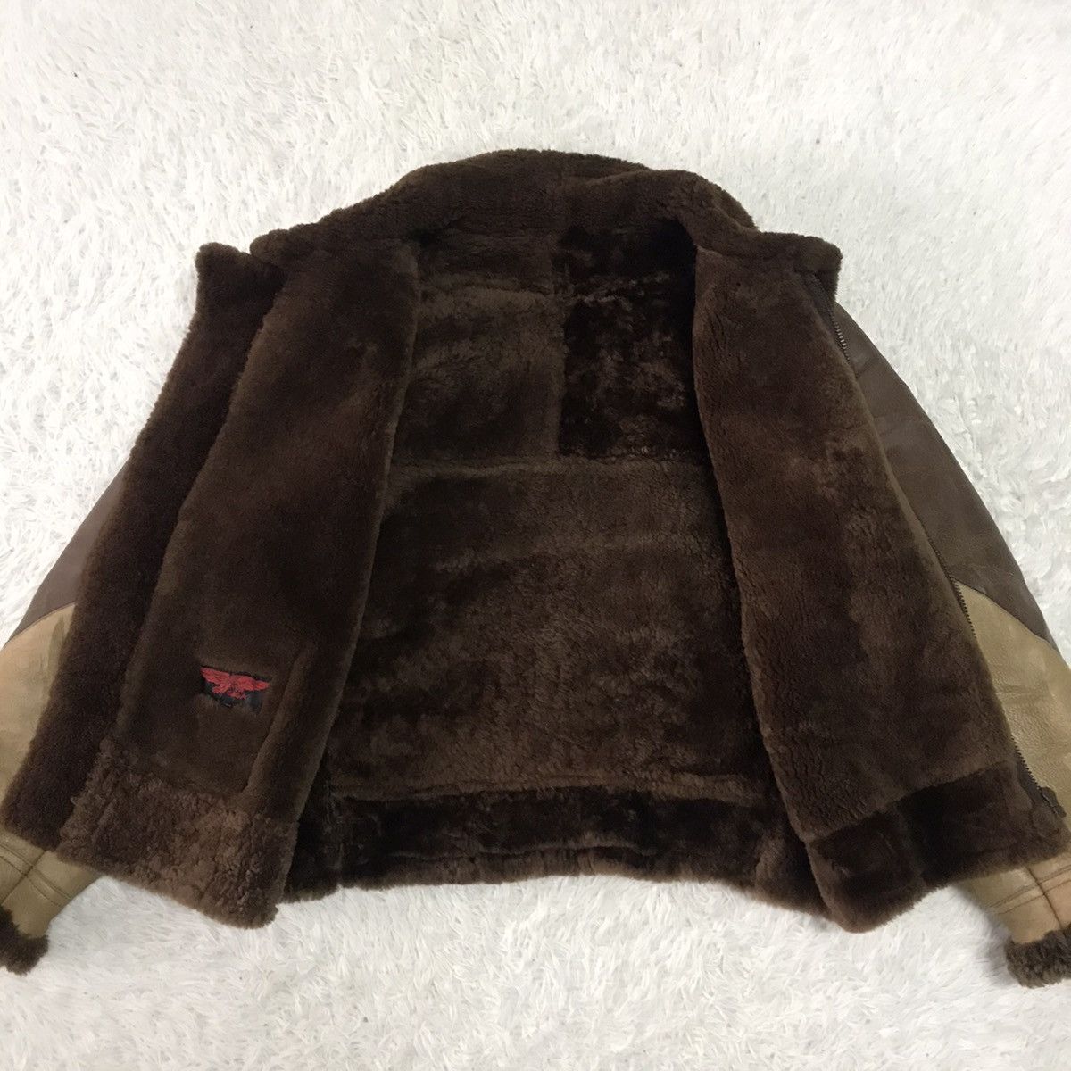 Leather B3 Shearling Leather Jacket Design Like WWII Pearl Harbor Size US XL / EU 56 / 4 - 16 Thumbnail