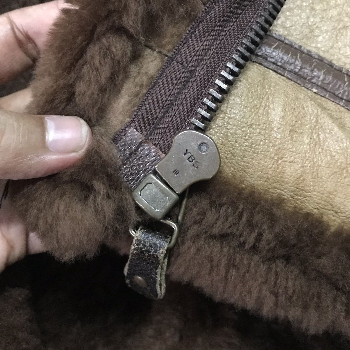 Leather B3 Shearling Leather Jacket Design Like WWII Pearl Harbor Size US XL / EU 56 / 4 - 17 Thumbnail