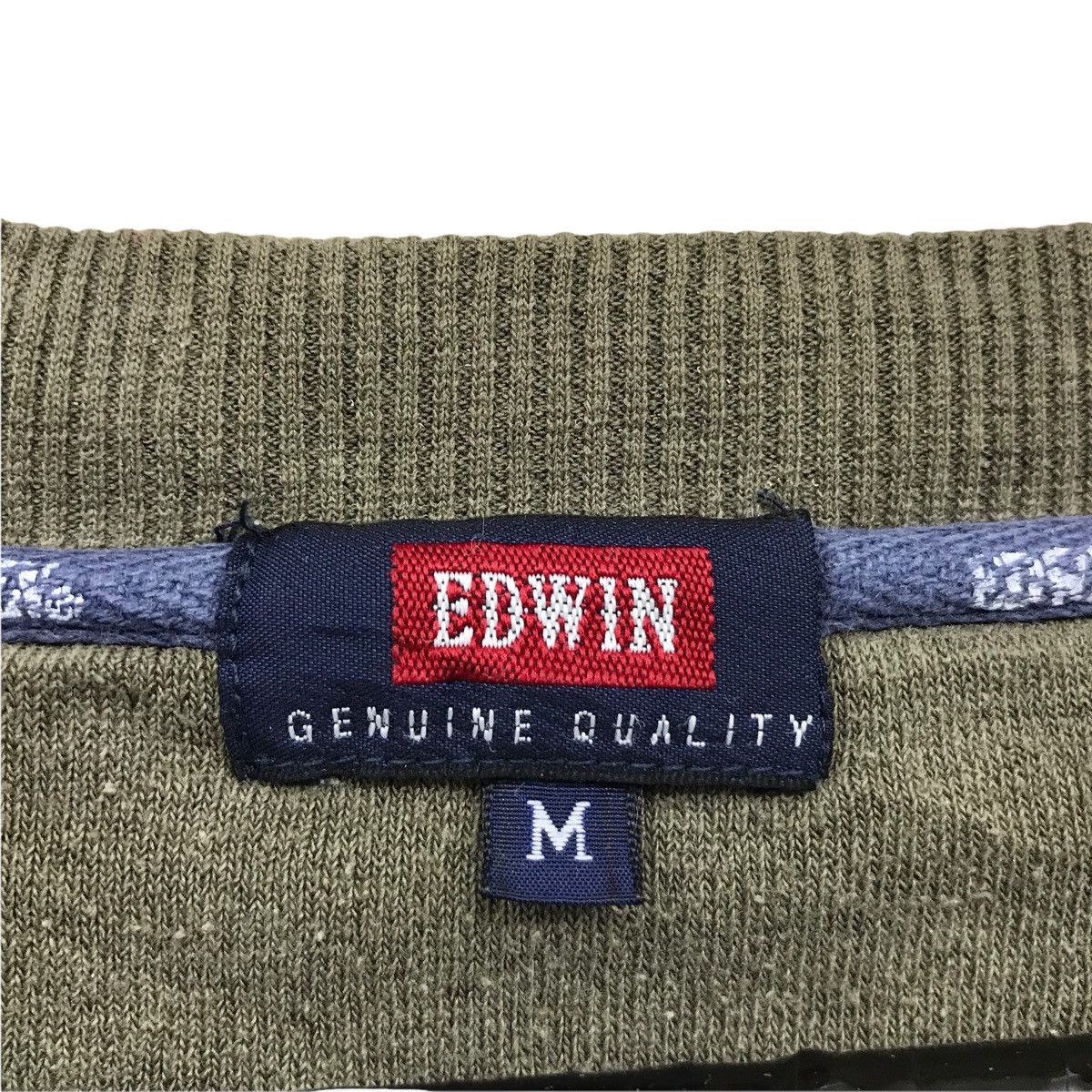 Edwin × Japanese Brand × Vintage Vintage Edwin Big Logo Spellout Sweatshirt Size US M / EU 48-50 / 2 - 8 Thumbnail