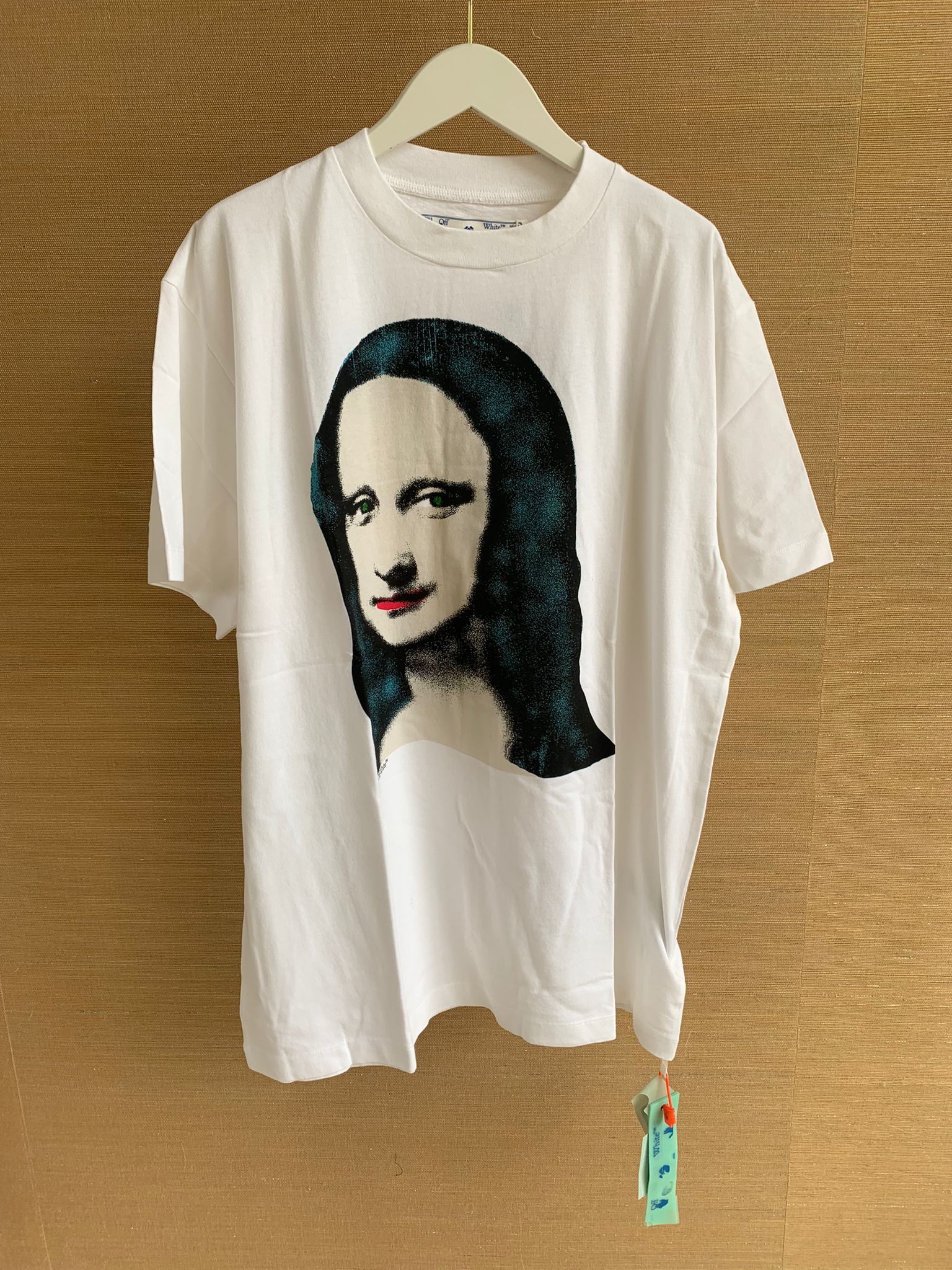 image of Off White Madonna Print Tee, Ss In White, Men's (Size XS)