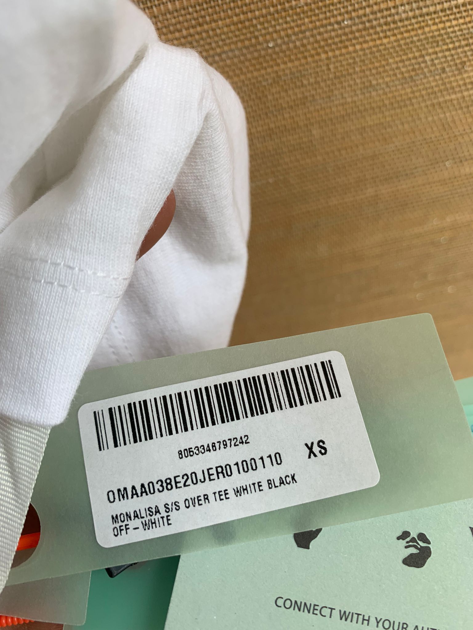 Off-White Madonna Print Tee, SS in White Size US XS / EU 42 / 0 - 8 Thumbnail