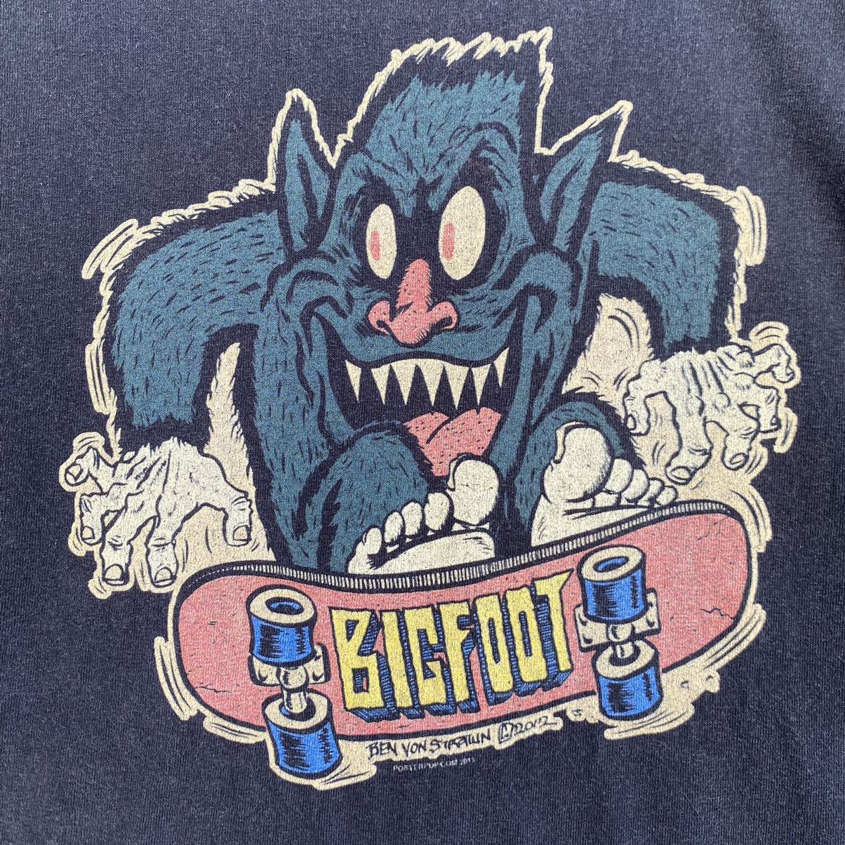 Vintage Thrashed Faded Vintage Y2K Ben Von Strawn Bigfoot Skate Tee Size US XL / EU 56 / 4 - 3 Thumbnail