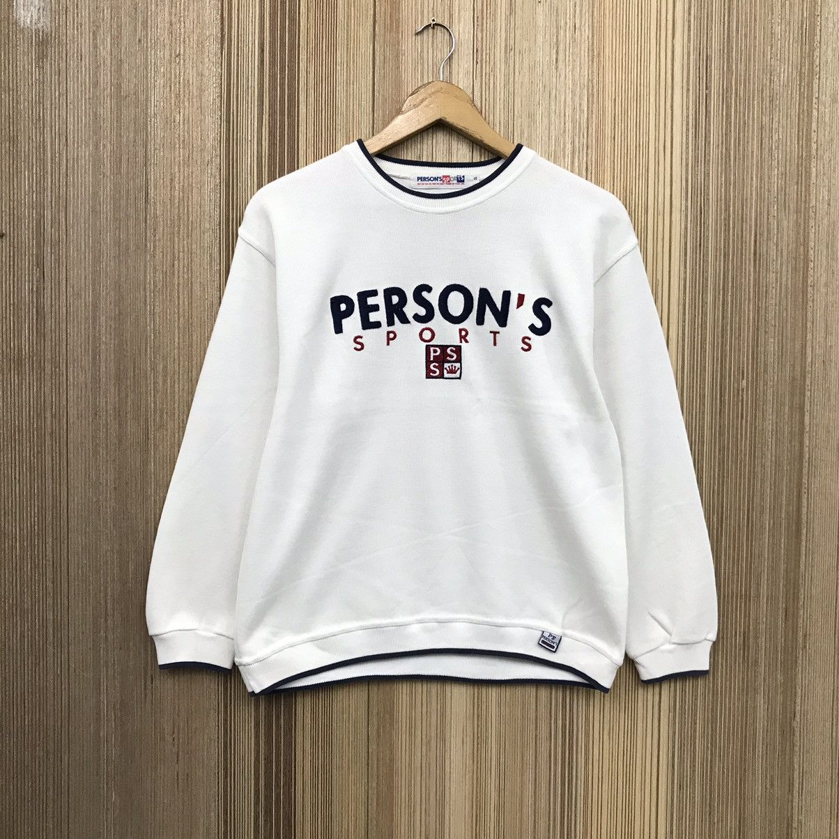 Japanese Brand × Other × PERSON'S Vintage Persons Sport Big Logo Sweatshirt Size US S / EU 44-46 / 1 - 1 Thumbnail
