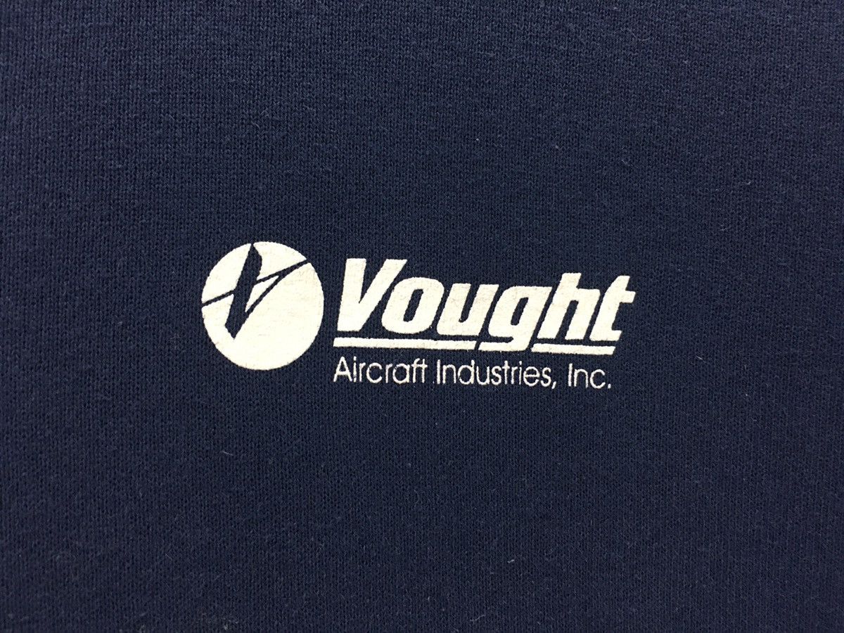 Hanes × Vintage Vintage Vought Aircraft industries inc Sweatshirt Size US L / EU 52-54 / 3 - 3 Thumbnail
