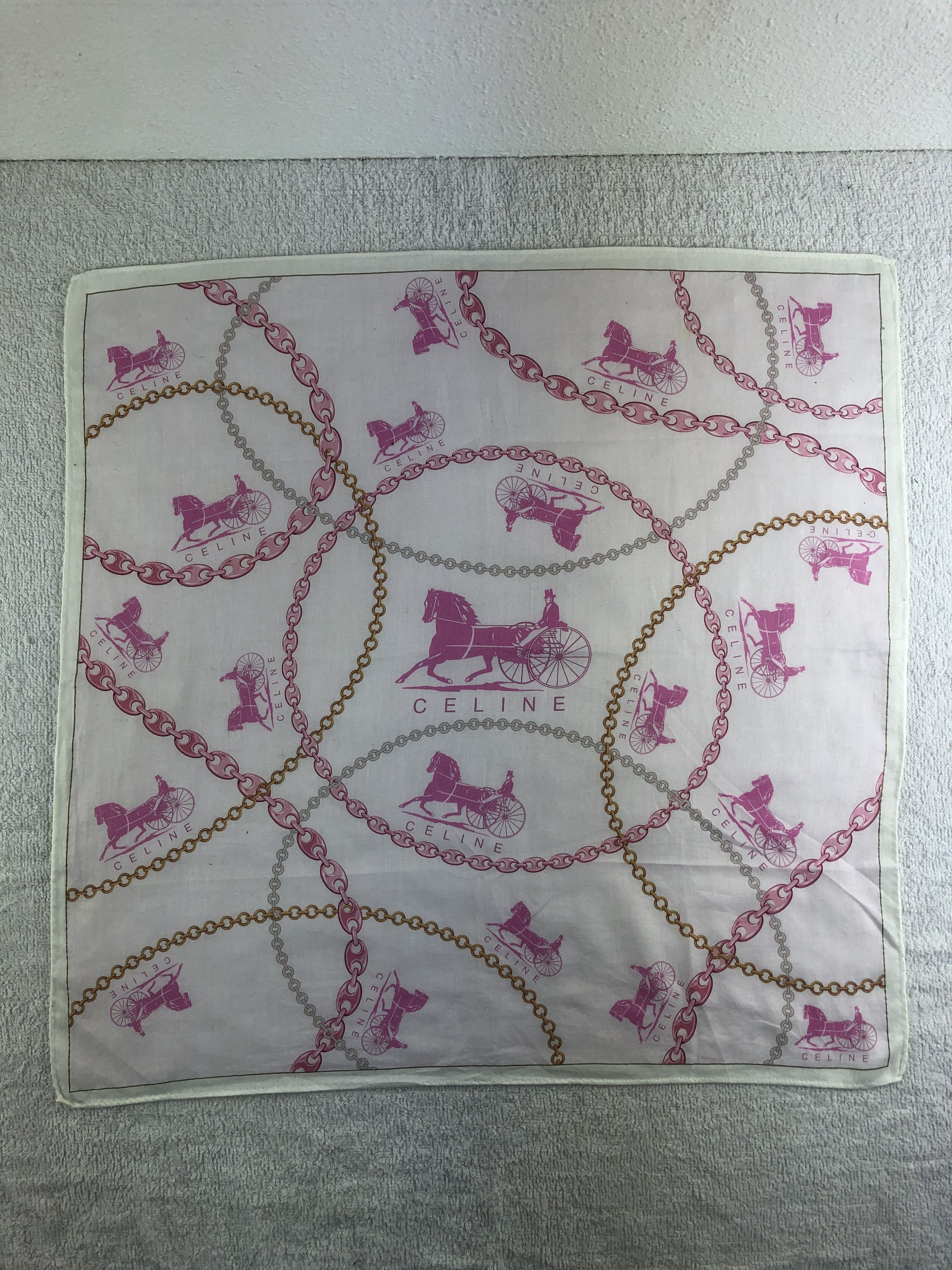 Celine Celine Handkerchief / Bandana / Neckerchief C227 Size ONE SIZE - 3 Thumbnail