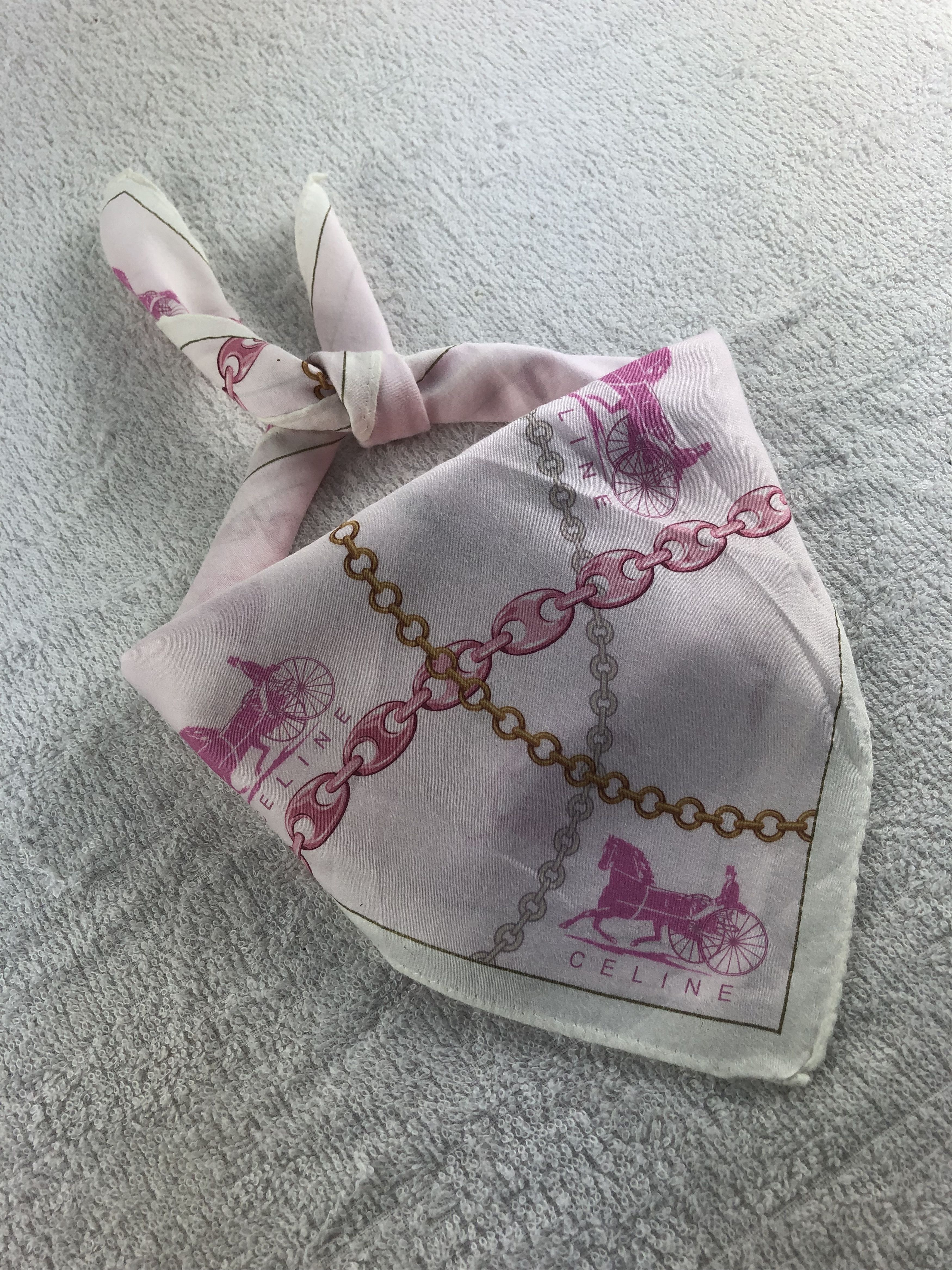 Celine Celine Handkerchief / Bandana / Neckerchief C227 Size ONE SIZE - 2 Thumbnail