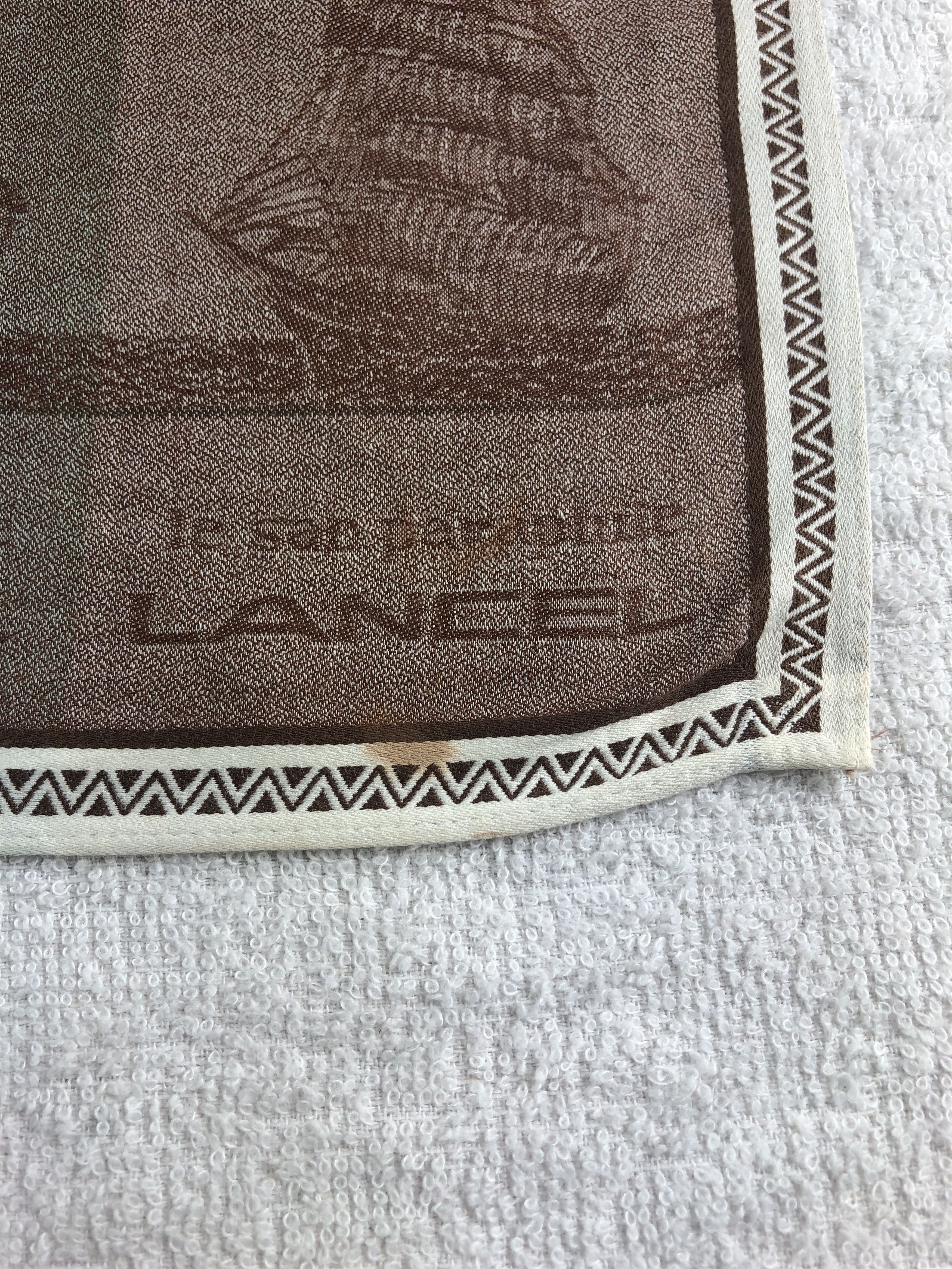 Lancel Lancel Handkerchief / Bandana / Neckerchief C225 Size ONE SIZE - 5 Thumbnail