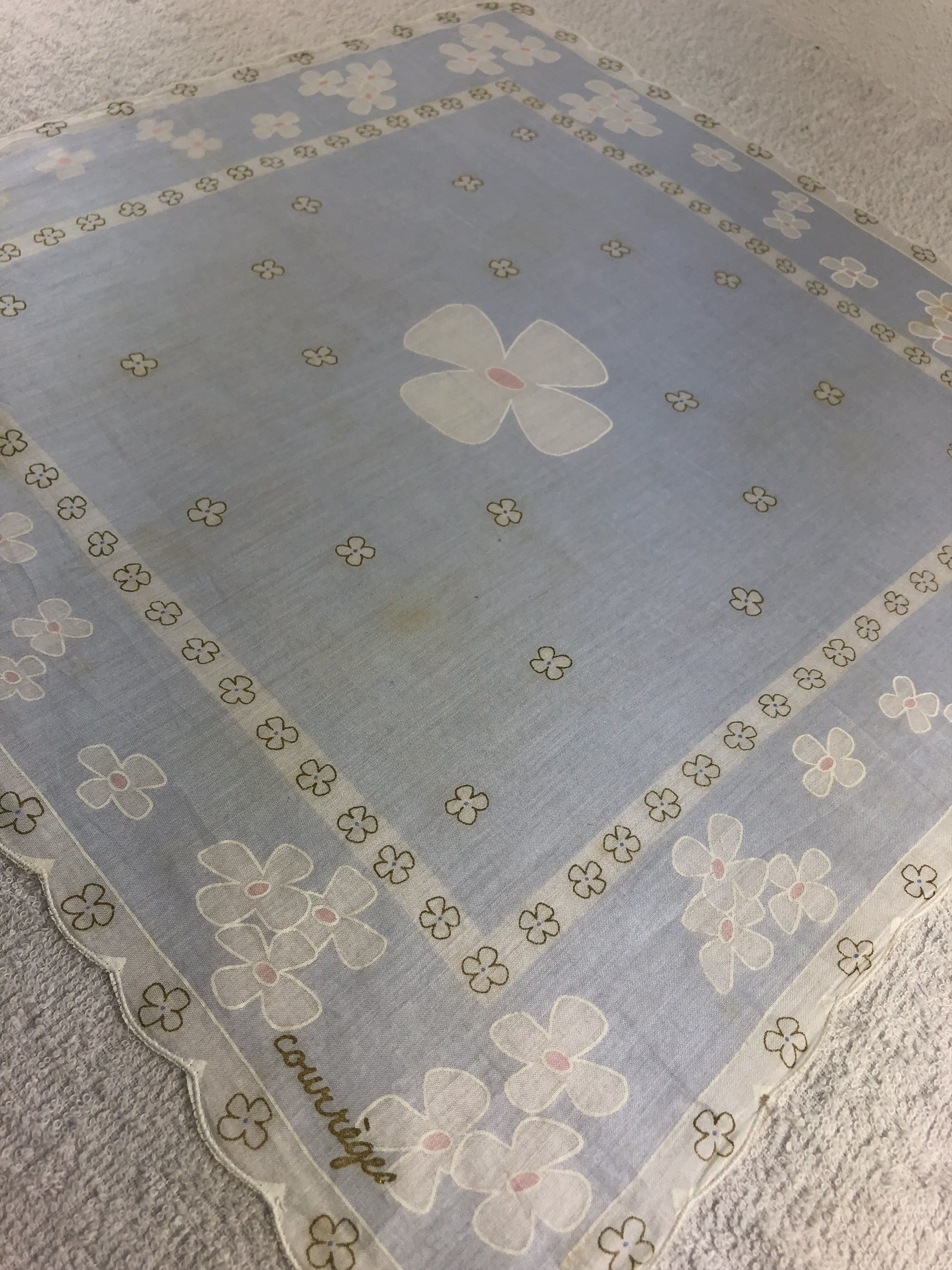 Courreges Courreges Handkerchief / Bandana / Neckerchief C221 Size ONE SIZE - 4 Thumbnail