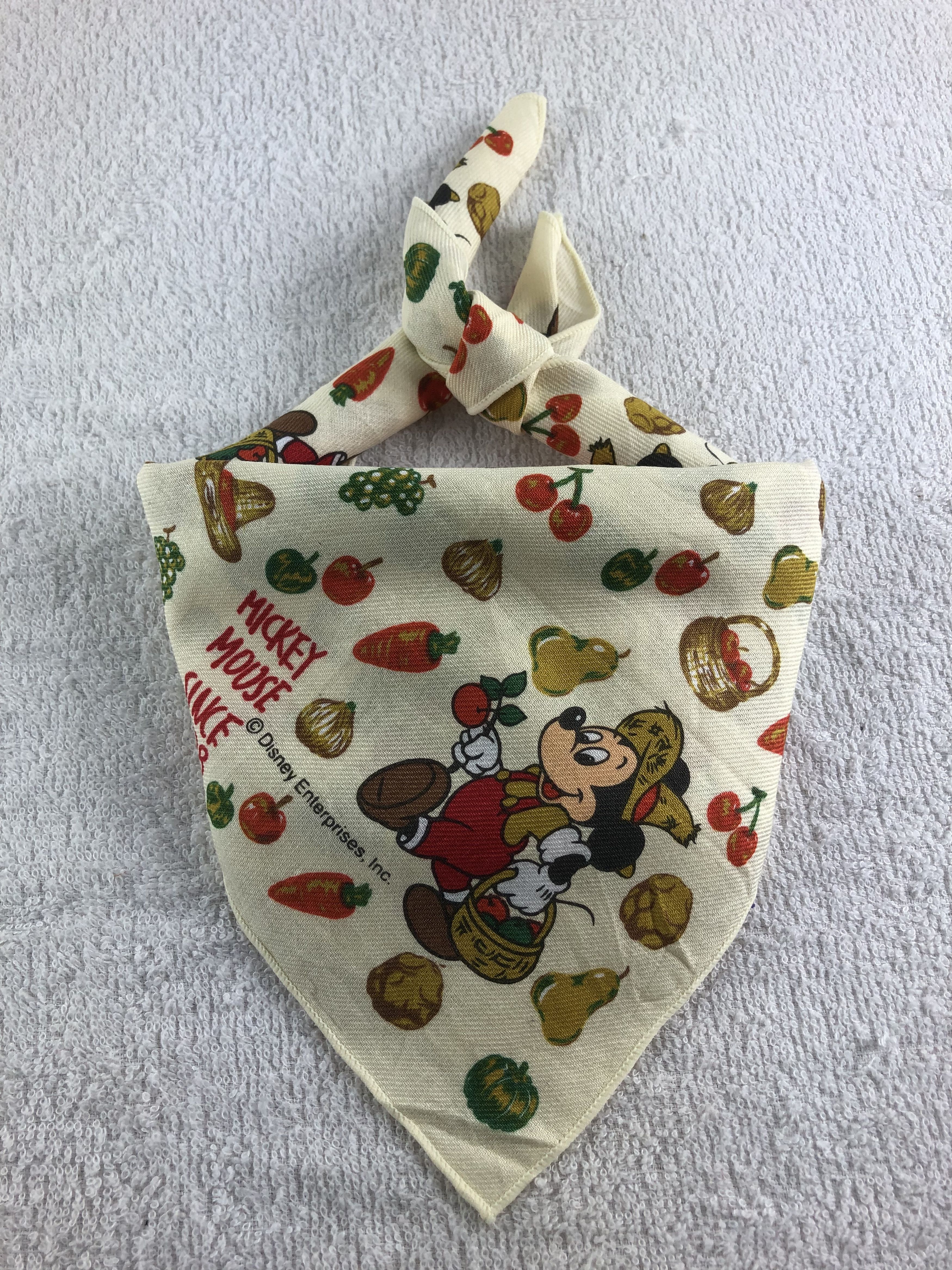 Disney Mickey Mouse Handkerchief / Bandana / Neckerchief C219 Size ONE SIZE - 2 Thumbnail