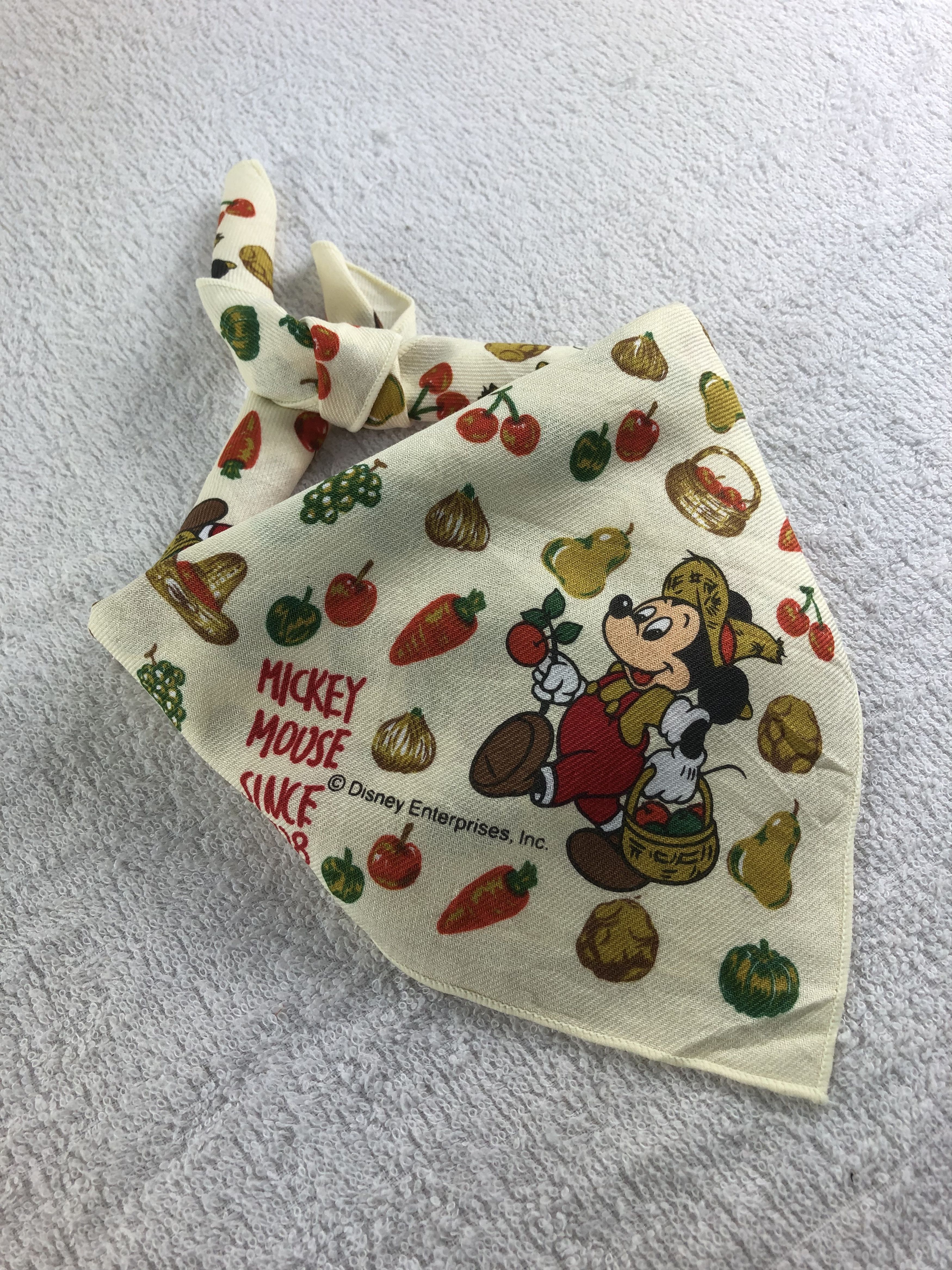 Disney Mickey Mouse Handkerchief / Bandana / Neckerchief C219 Size ONE SIZE - 1 Thumbnail