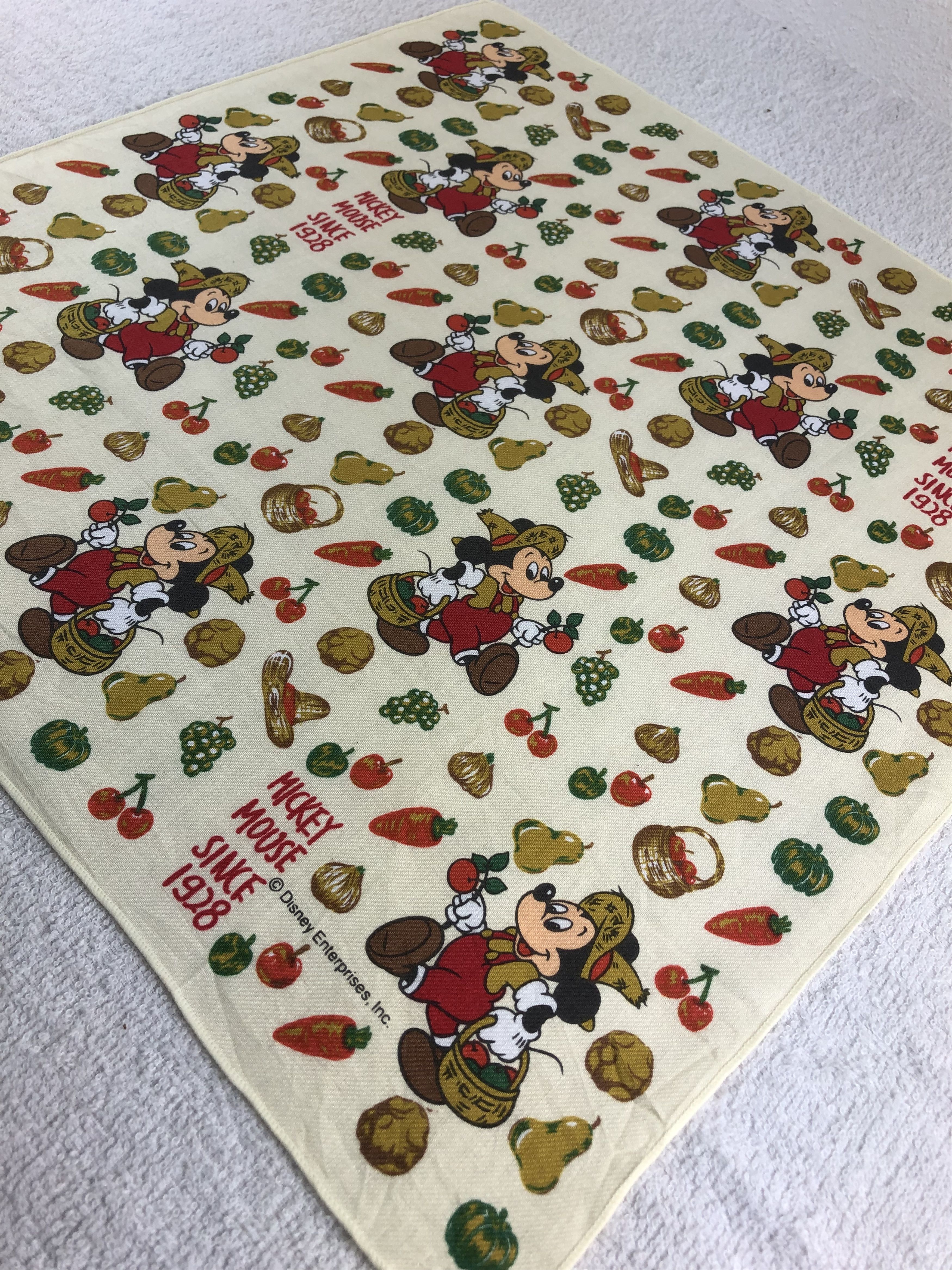 Disney Mickey Mouse Handkerchief / Bandana / Neckerchief C219 Size ONE SIZE - 4 Thumbnail