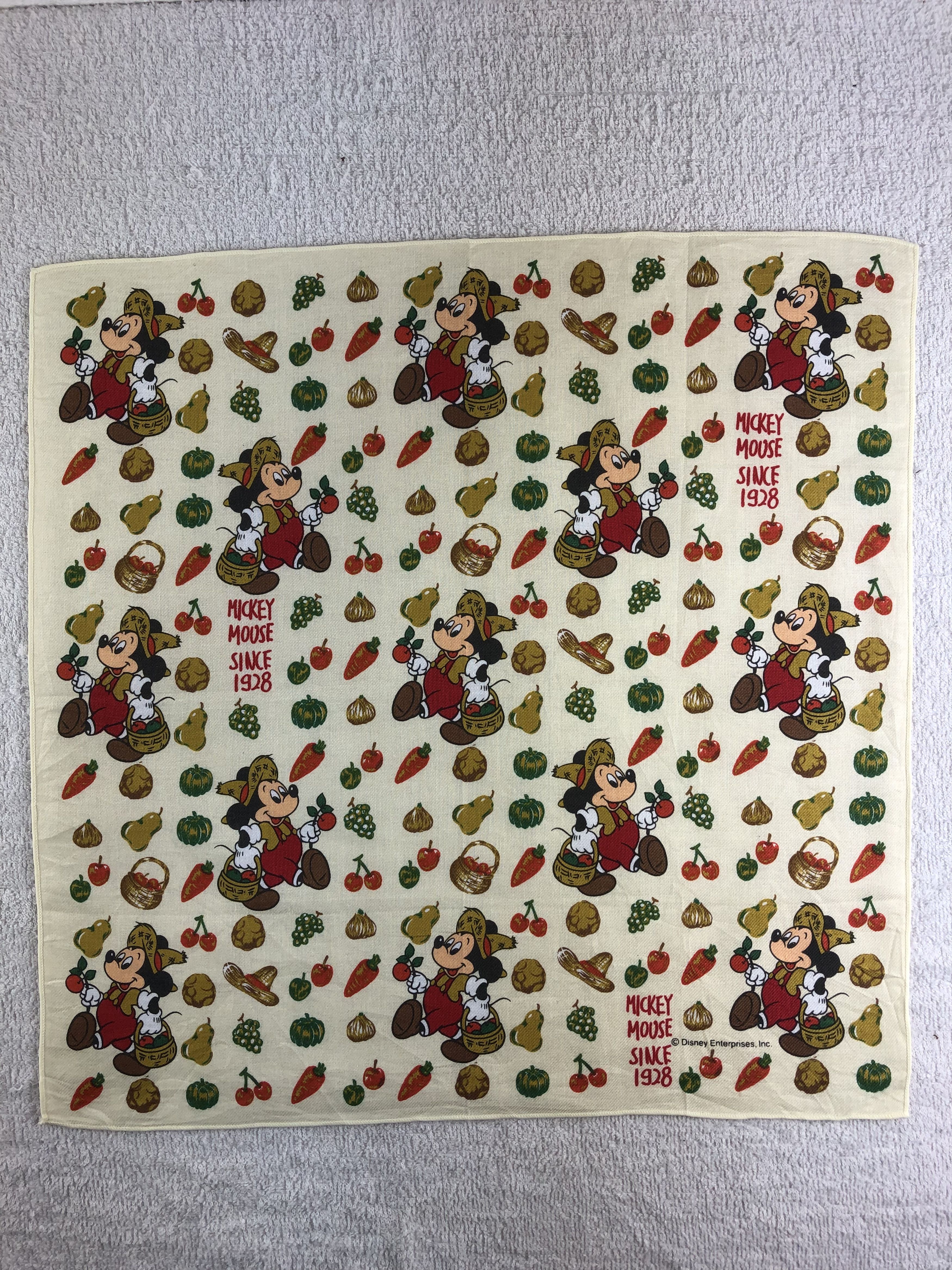 Disney Mickey Mouse Handkerchief / Bandana / Neckerchief C219 Size ONE SIZE - 3 Thumbnail