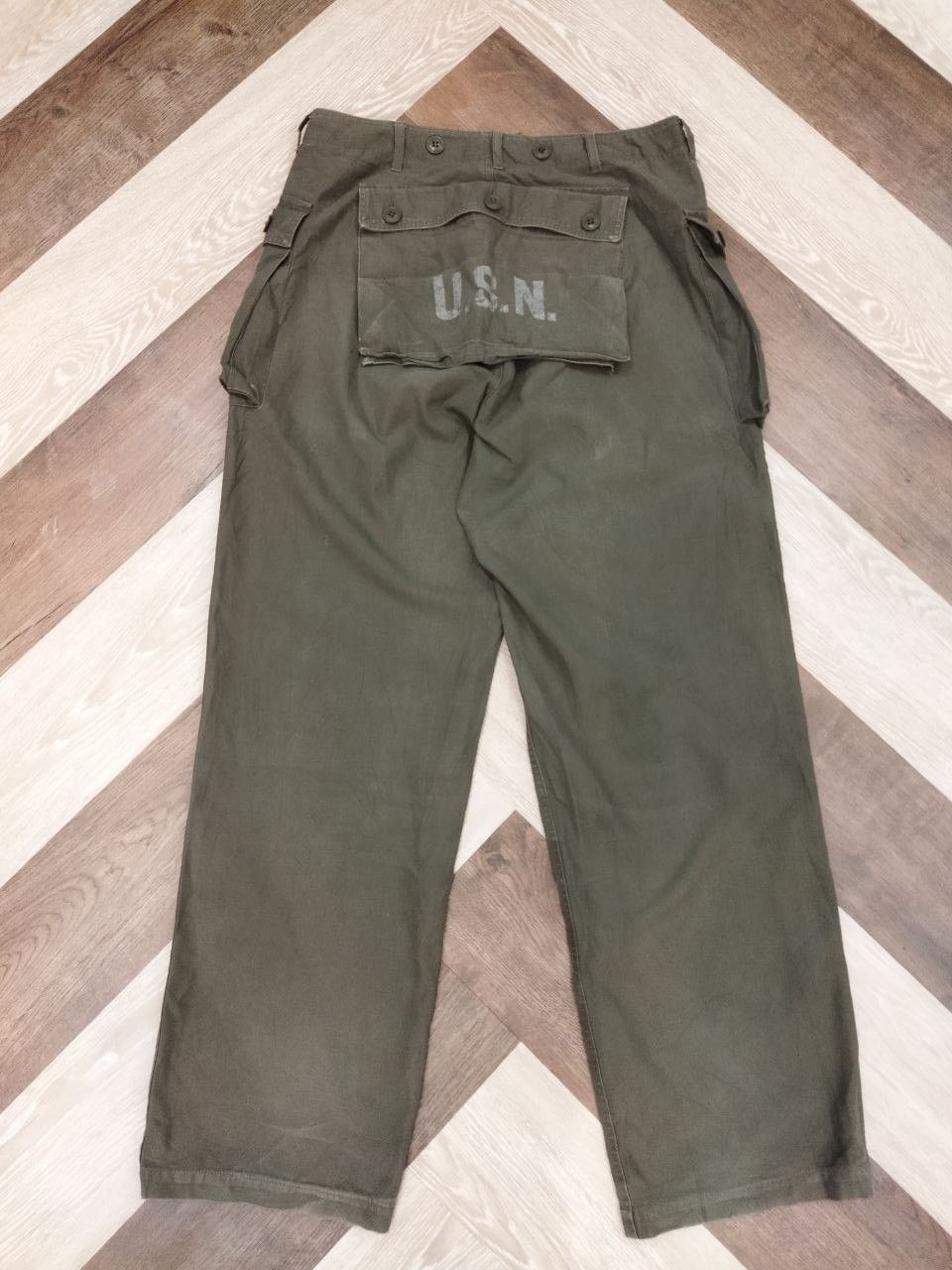 Vintage Vintage USN Army OG Monkey Pants Size US 32 / EU 48 - 3 Thumbnail