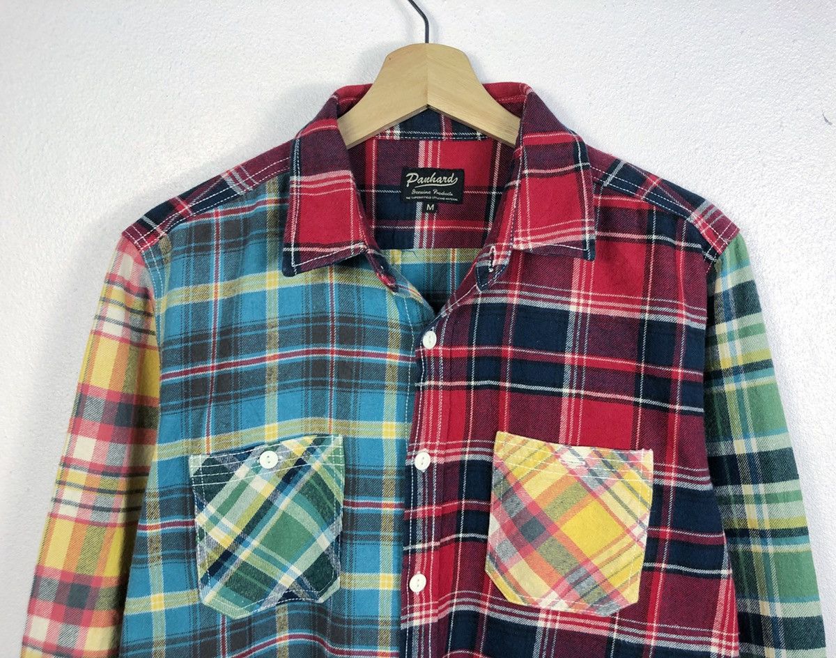 Flannel × Japanese Brand Rare Panhard Multicolor Flannel Size US M / EU 48-50 / 2 - 2 Thumbnail