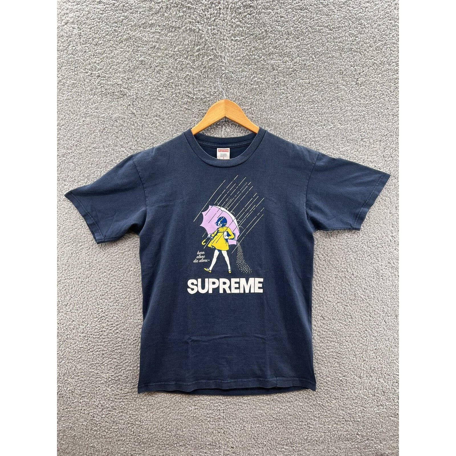 Supreme Born Alone Die Alone Morton Salt Tee | Grailed