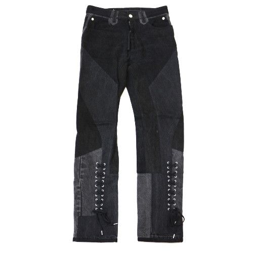 AW14 Remake patchwork jodhpurs jeans