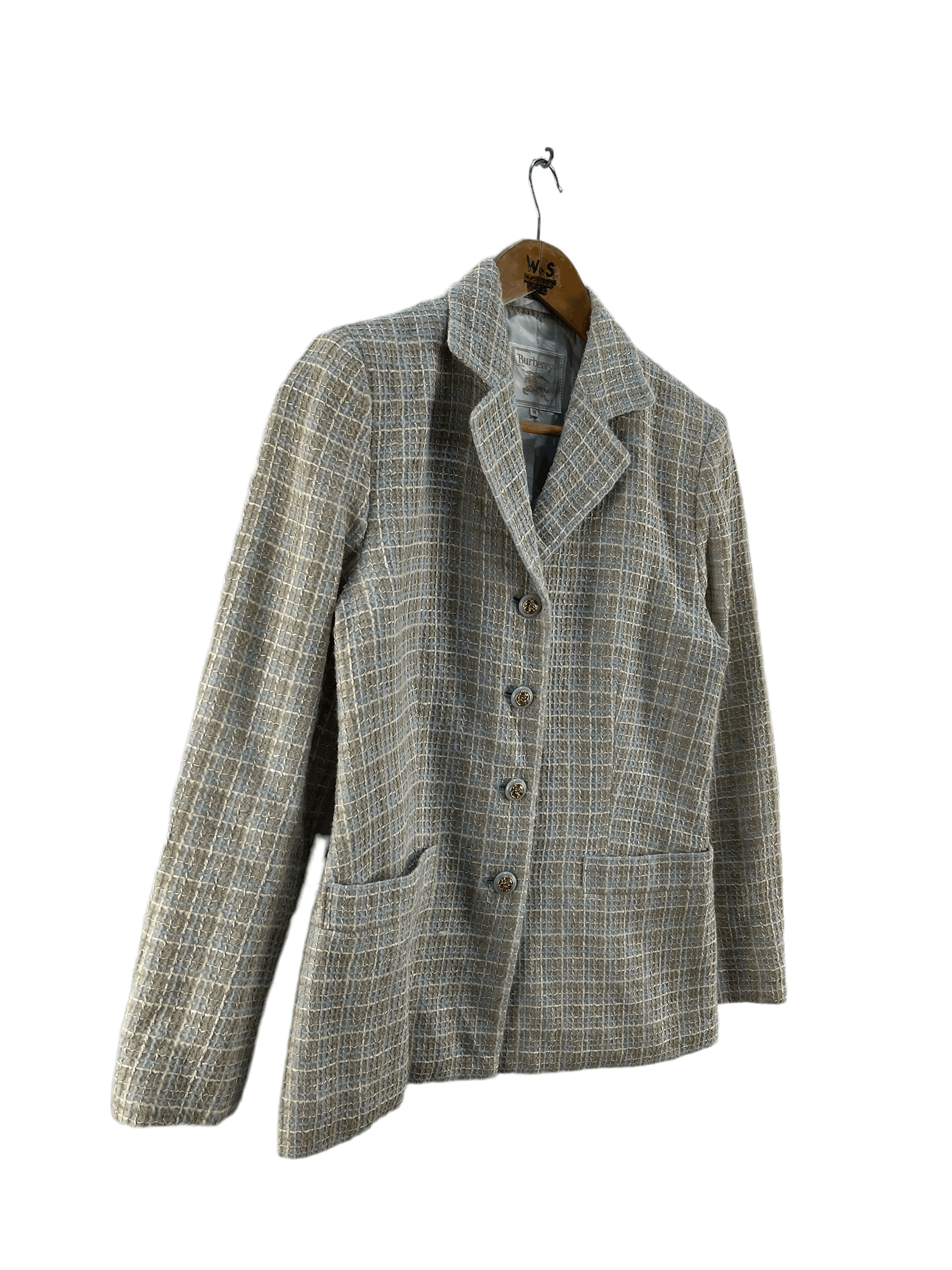 Burberry Vintage Burberrys Tweed Jacket Size US S / EU 44-46 / 1 - 4 Thumbnail