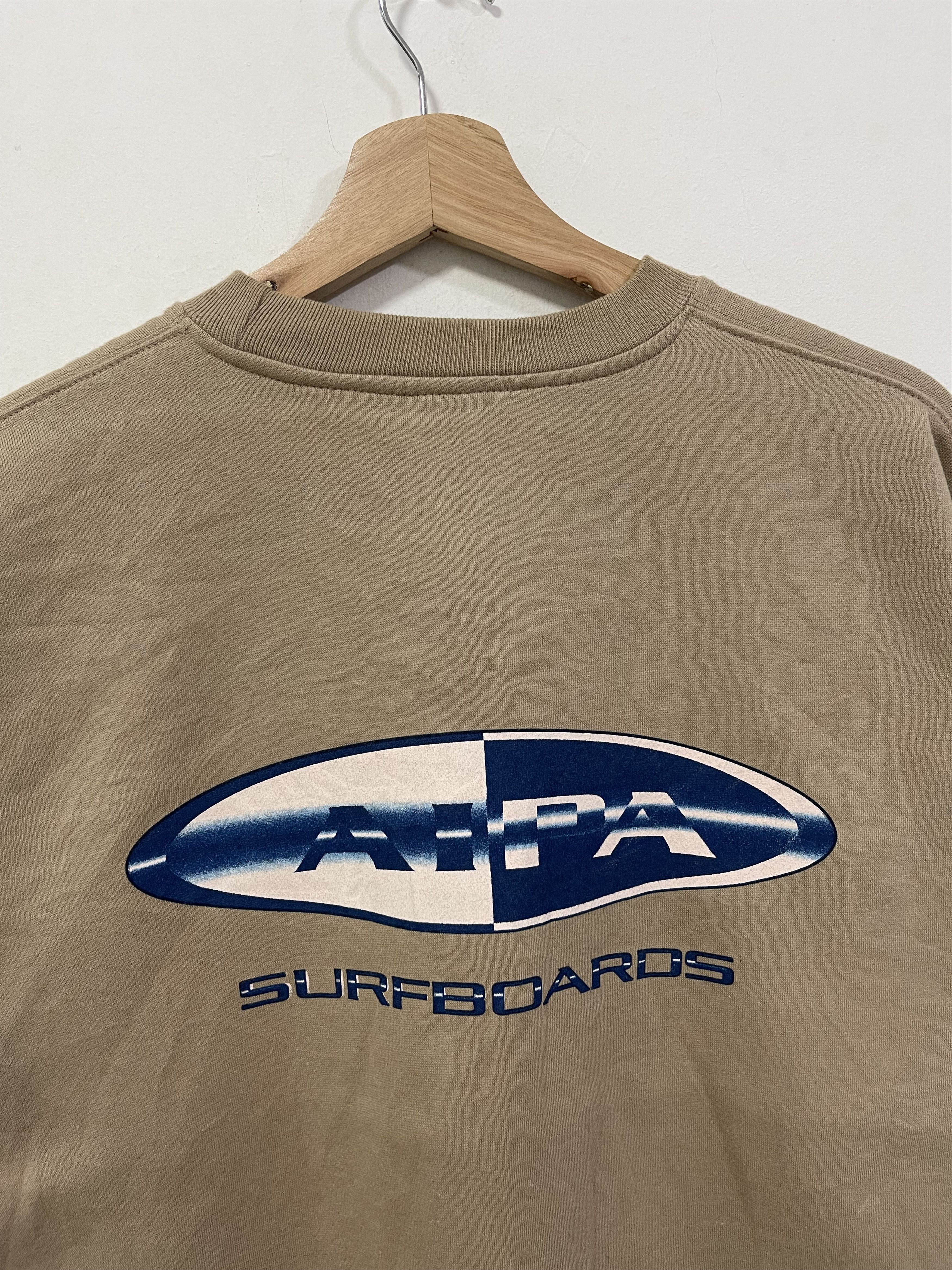 Japanese Brand Vintage Aipa Surfboards Surfing Logo Sweatshirt Size US S / EU 44-46 / 1 - 2 Thumbnail