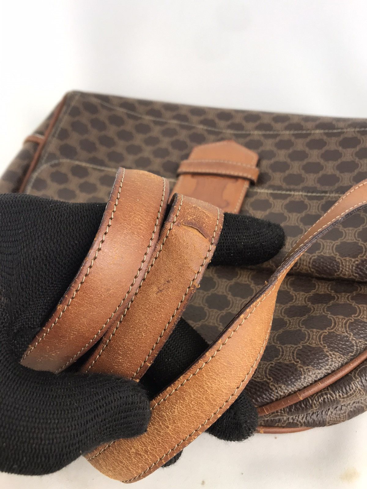 Celine Authentic vintage Celine Macadam Reporter Shoulderbag Size ONE SIZE - 19 Thumbnail