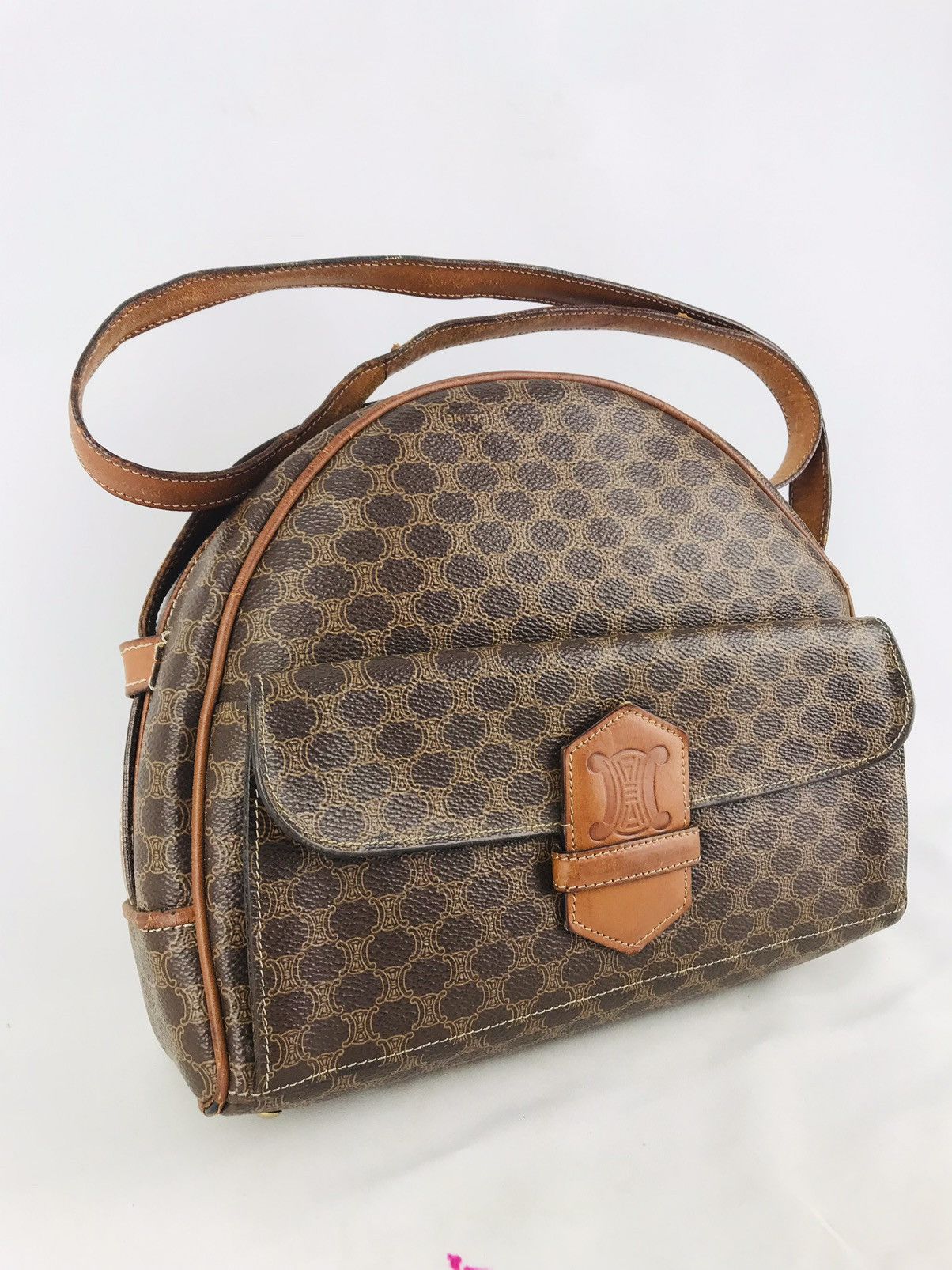 Celine Authentic vintage Celine Macadam Reporter Shoulderbag Size ONE SIZE - 5 Thumbnail