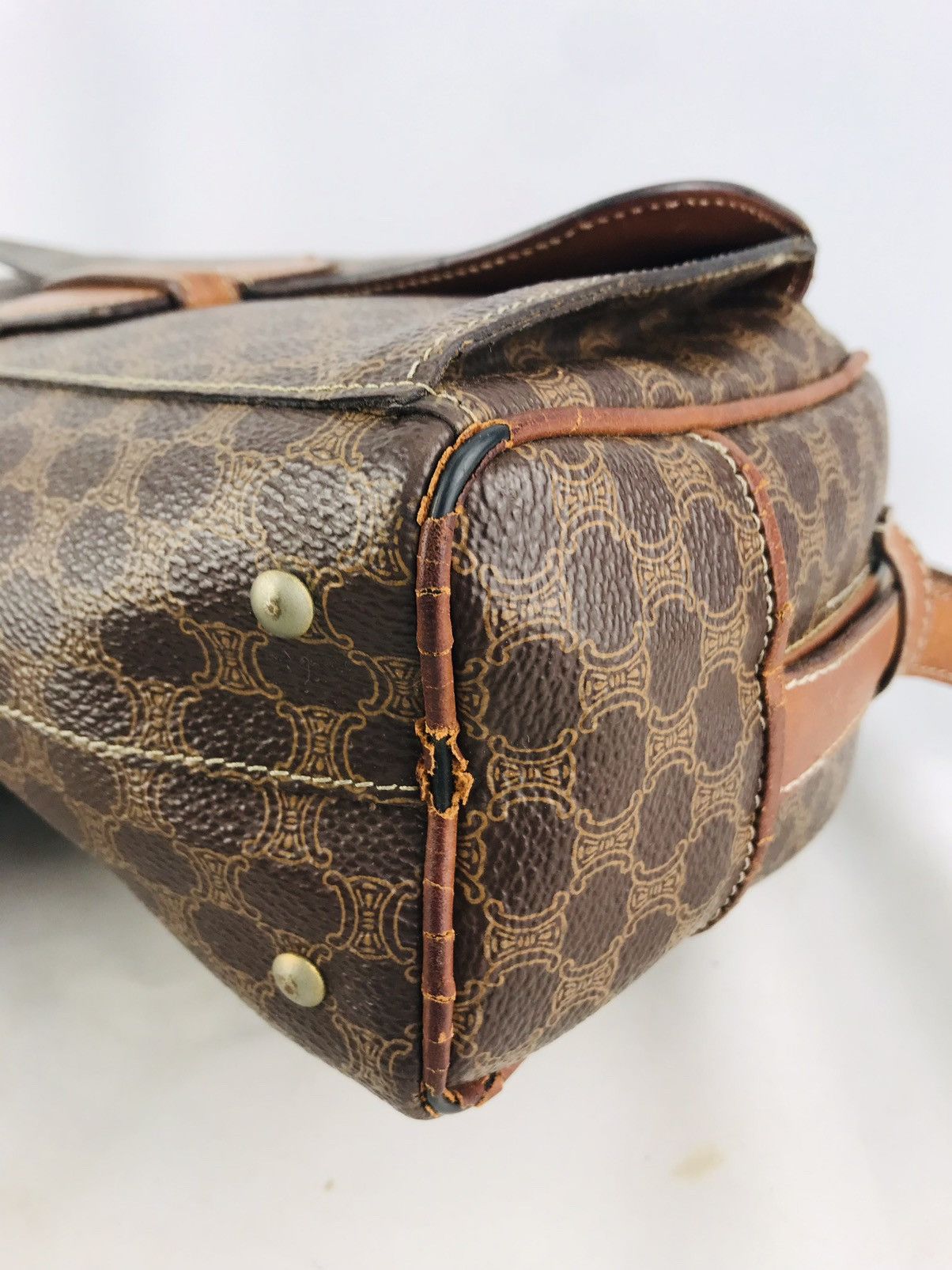 Celine Authentic vintage Celine Macadam Reporter Shoulderbag Size ONE SIZE - 10 Thumbnail