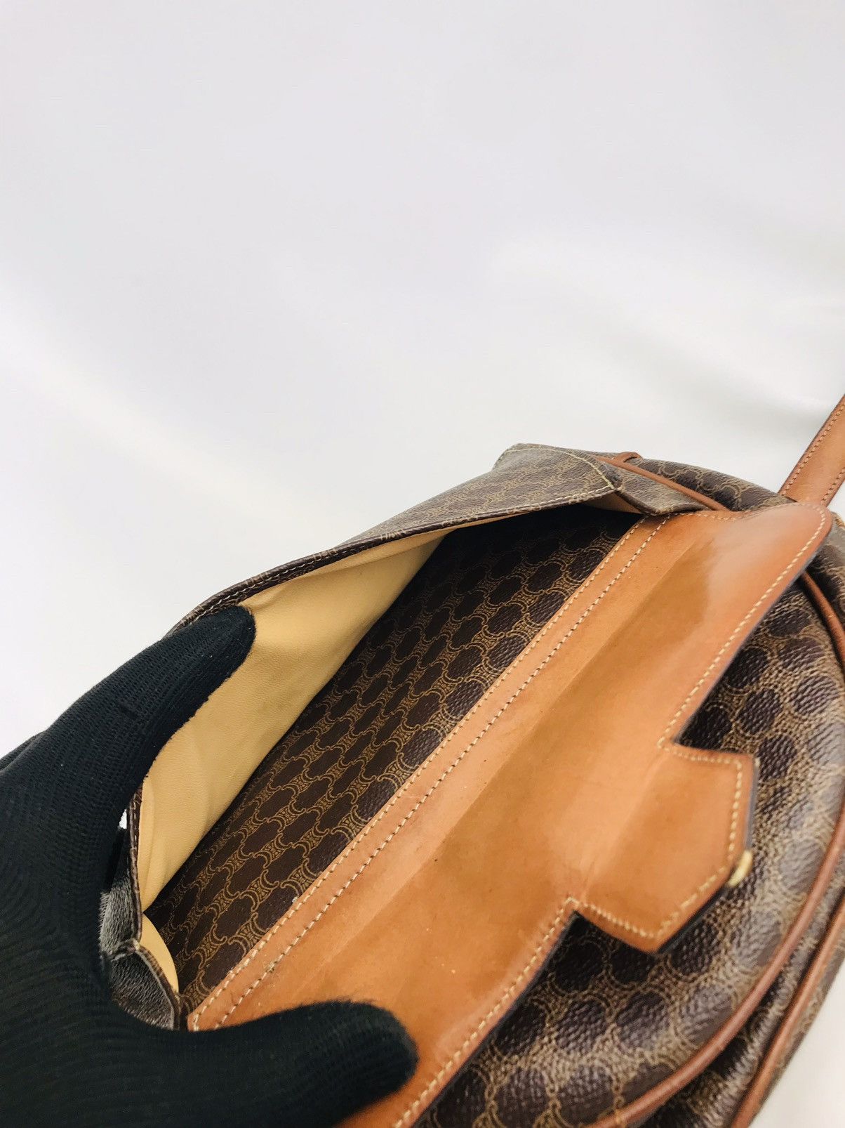 Celine Authentic vintage Celine Macadam Reporter Shoulderbag Size ONE SIZE - 18 Thumbnail