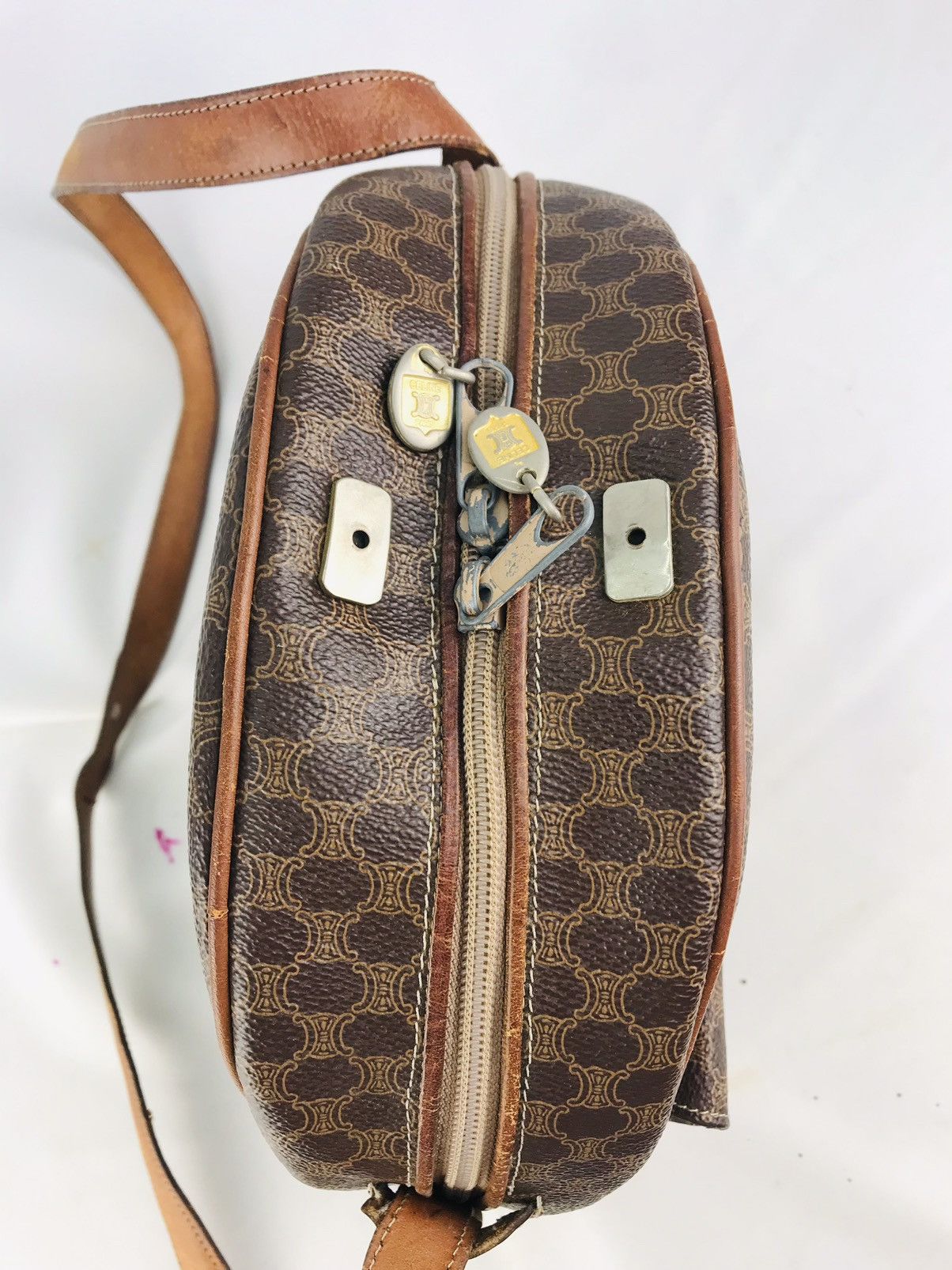 Celine Authentic vintage Celine Macadam Reporter Shoulderbag Size ONE SIZE - 8 Thumbnail