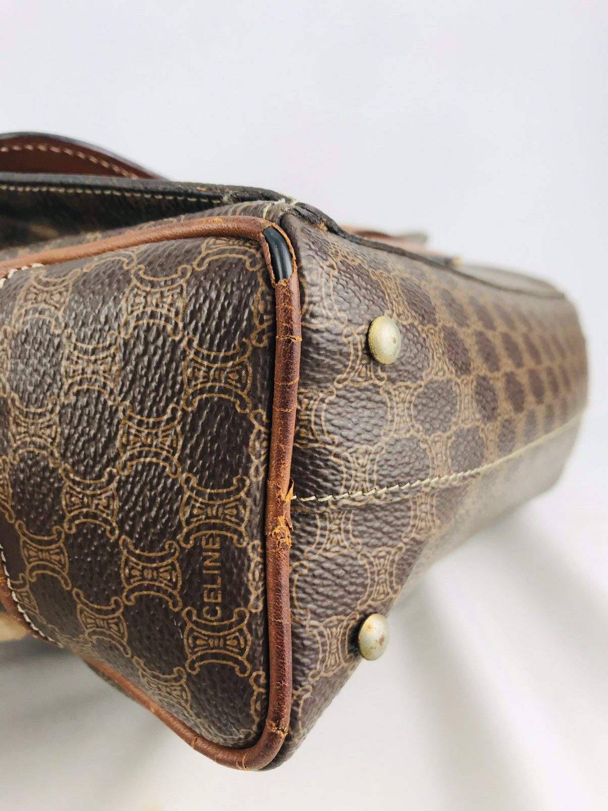 Celine Authentic vintage Celine Macadam Reporter Shoulderbag Size ONE SIZE - 11 Thumbnail