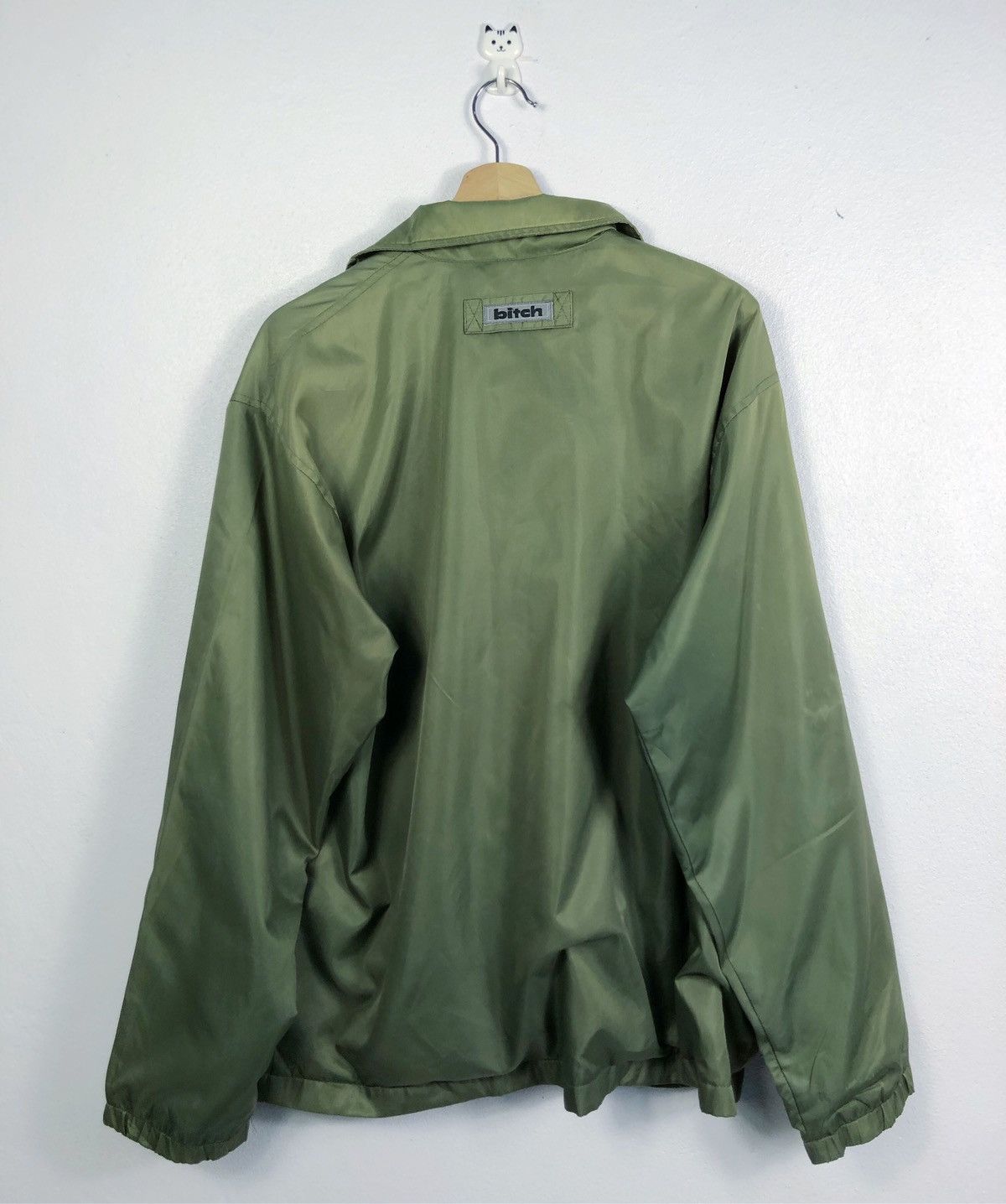 Vintage Rare Vintage 90s Bitch Skateboard Button Light Jacket Size US L / EU 52-54 / 3 - 7 Thumbnail