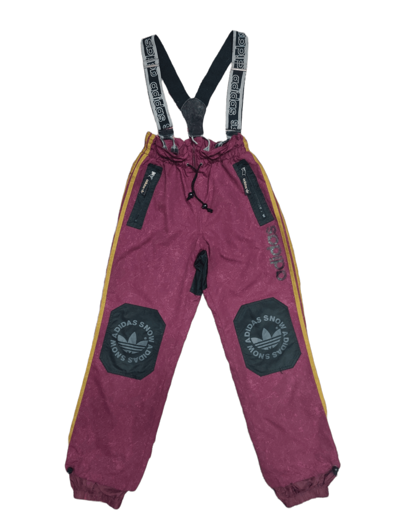 image of Vintage Adidas Snow Overalls Jumpsuit in Red, Men's (Size 30)