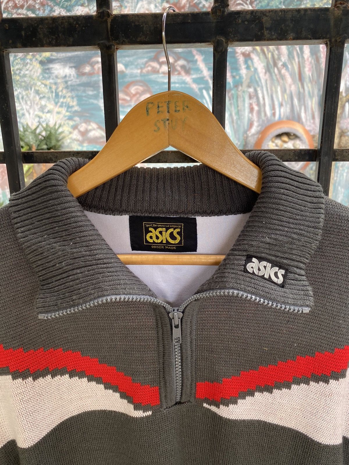Asics × Vintage 🔥SALE🔥 VINTAGE ASICS SPORTWEAR FLEECE SWEATER NICE DESIGN Size US M / EU 48-50 / 2 - 5 Thumbnail