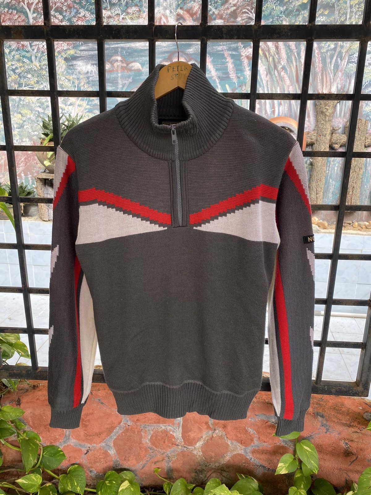 Asics × Vintage 🔥SALE🔥 VINTAGE ASICS SPORTWEAR FLEECE SWEATER NICE DESIGN Size US M / EU 48-50 / 2 - 1 Thumbnail