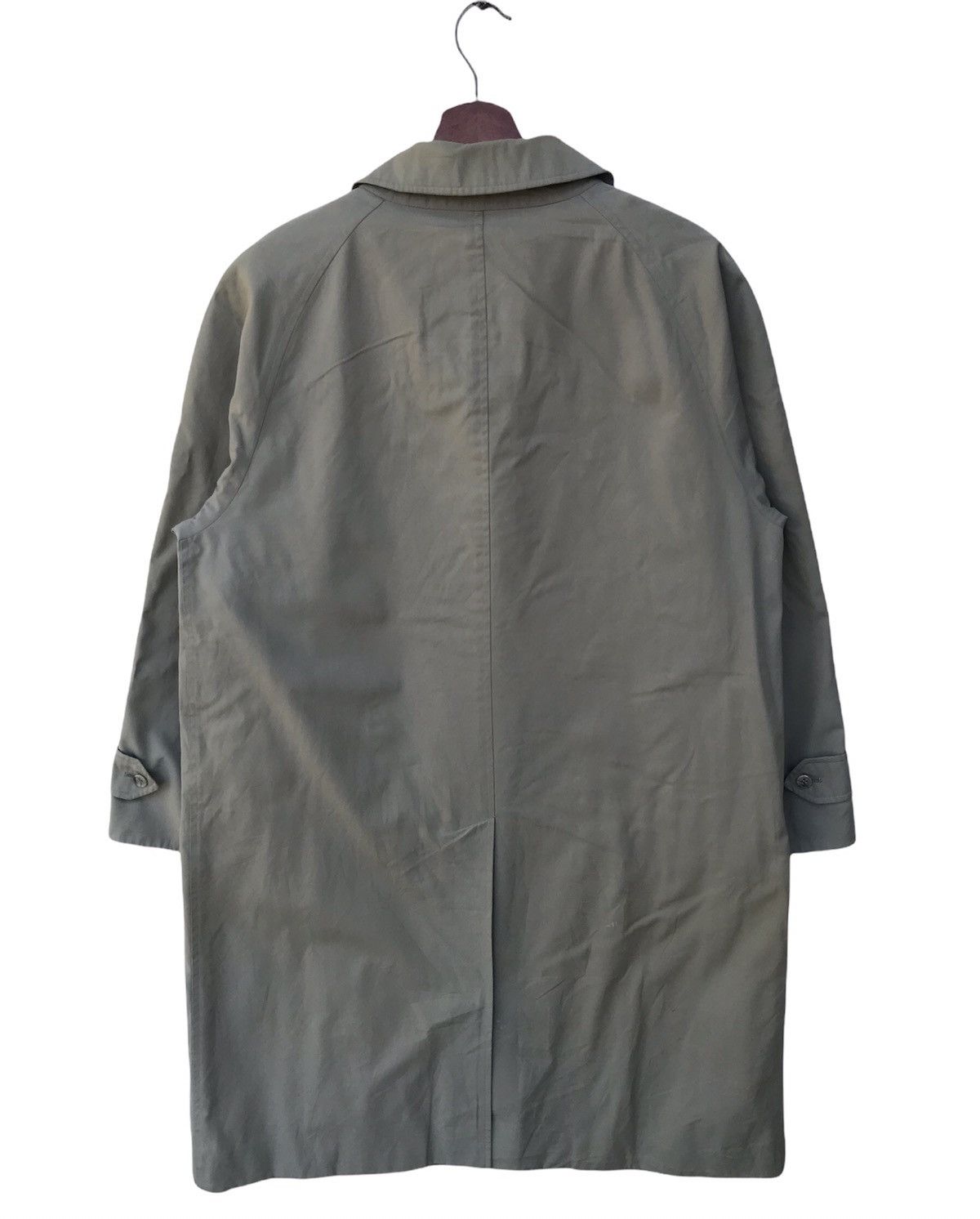 Burberry Vintage Burberrys Trench Coat Checkered Lining Long Jacket Size US L / EU 52-54 / 3 - 2 Thumbnail