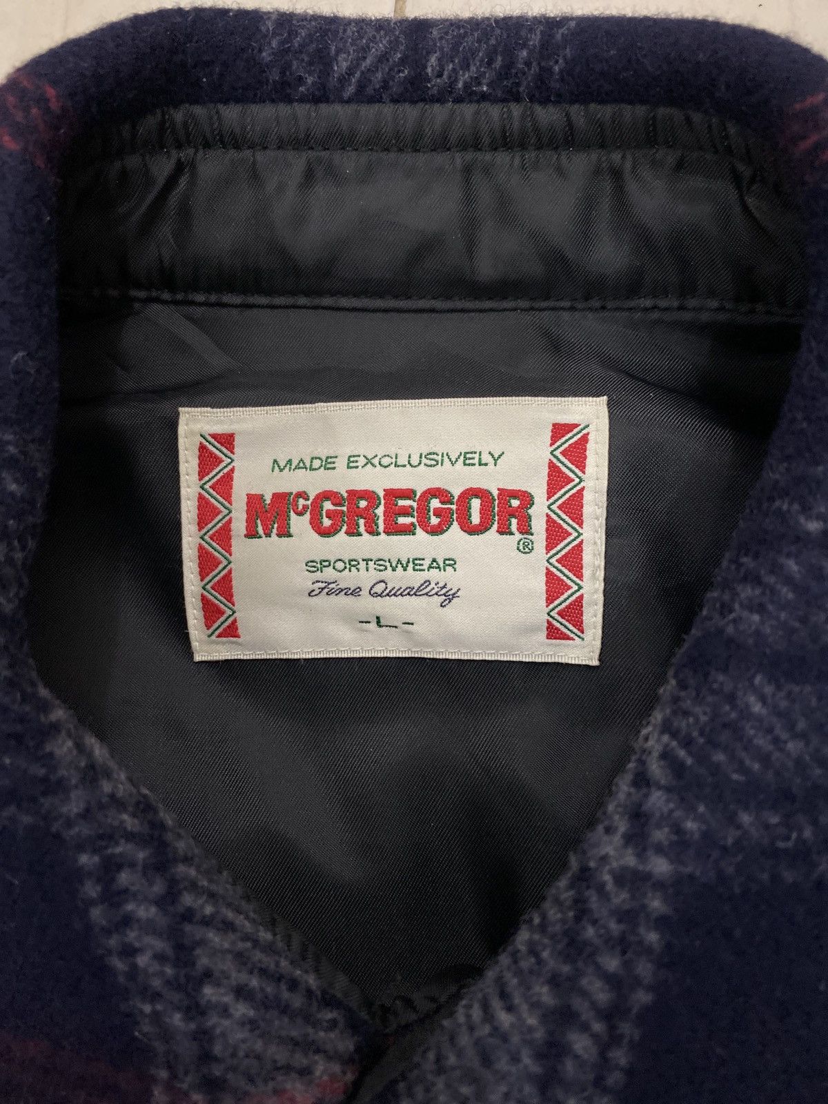 Flannel × McGregor × Vintage 🔥SALE🔥 VINTAGE MCGREGOR SPORTWEAR FLANNEL JACKET Size US L / EU 52-54 / 3 - 11 Thumbnail