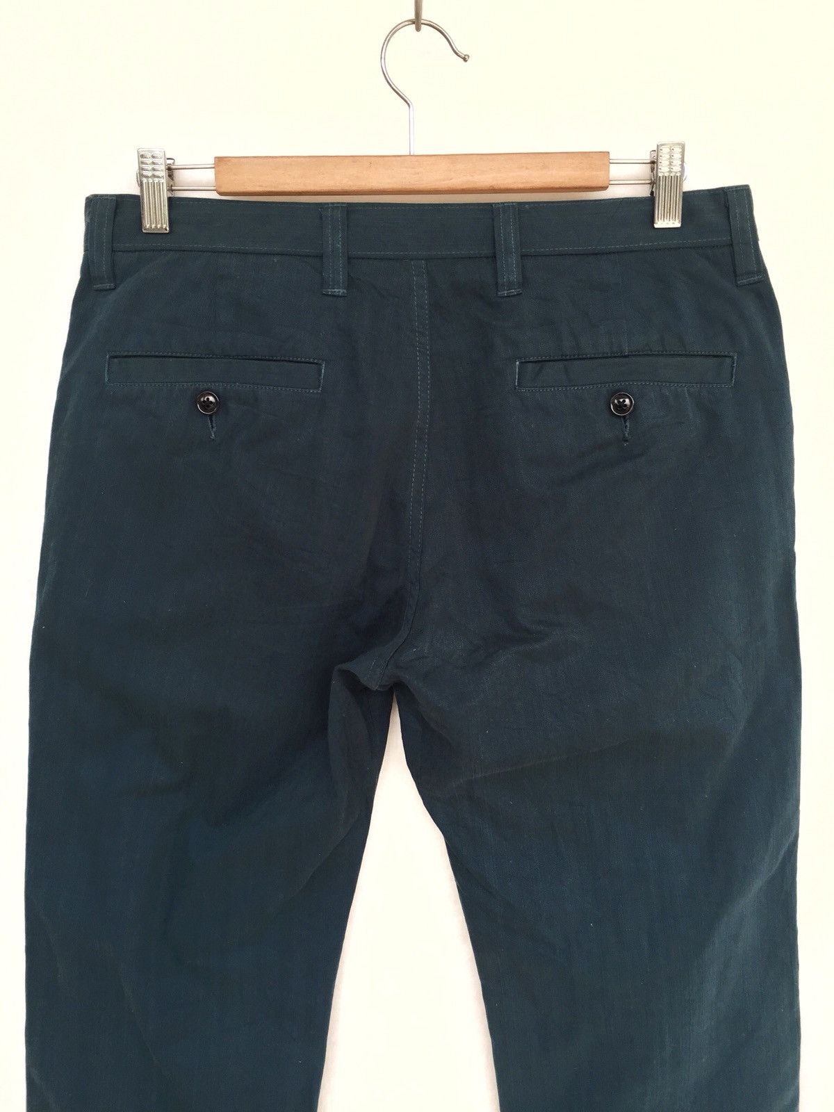 Journal Standard Green Slim Fit Chino Trousers Pants Size US 33 - 5 Thumbnail